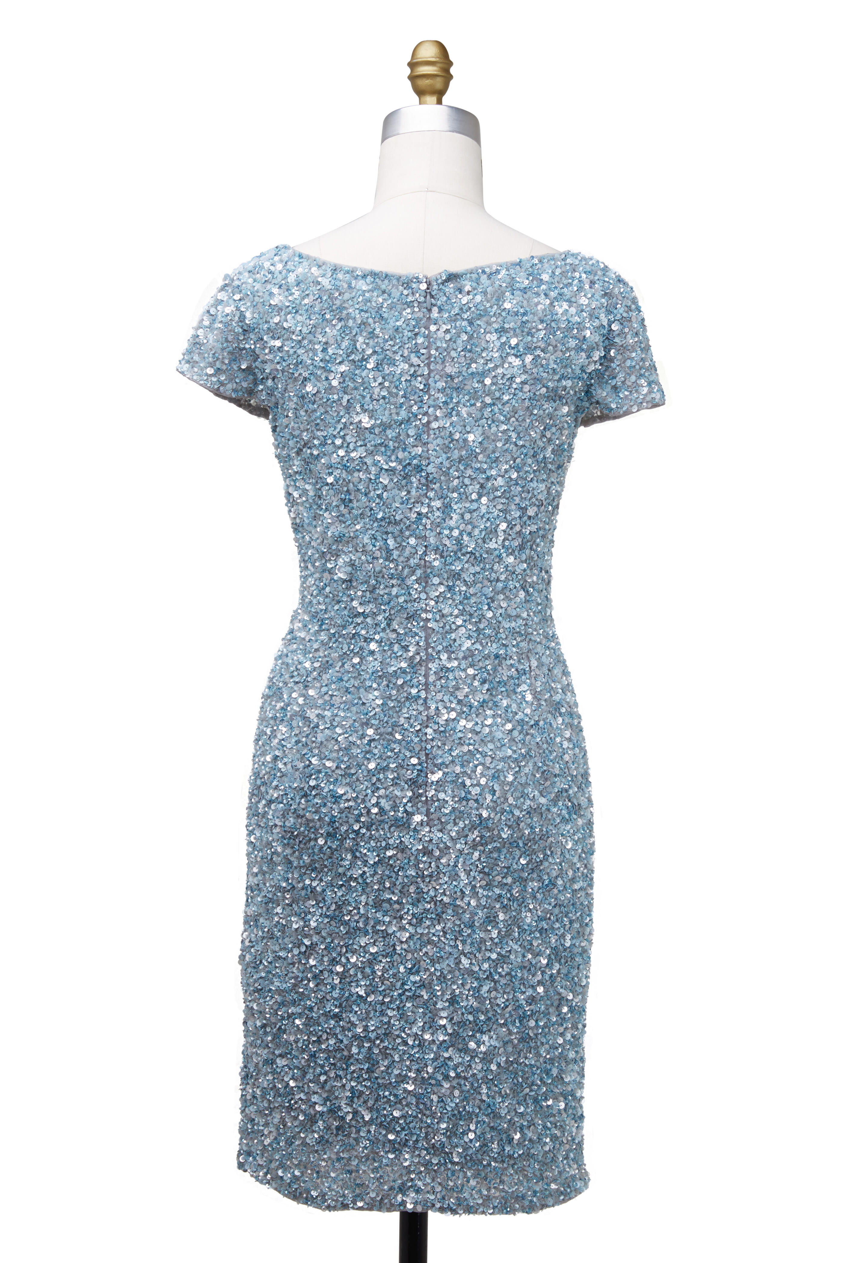 Theia - Cloud Blue Sequin Dress