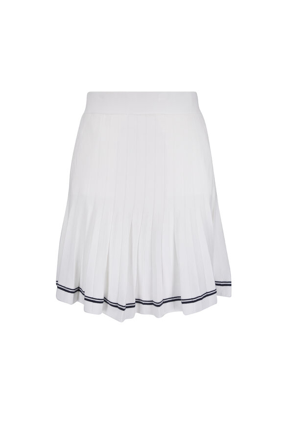 Bogner Myra White Pleated Golf Skirt - view 1