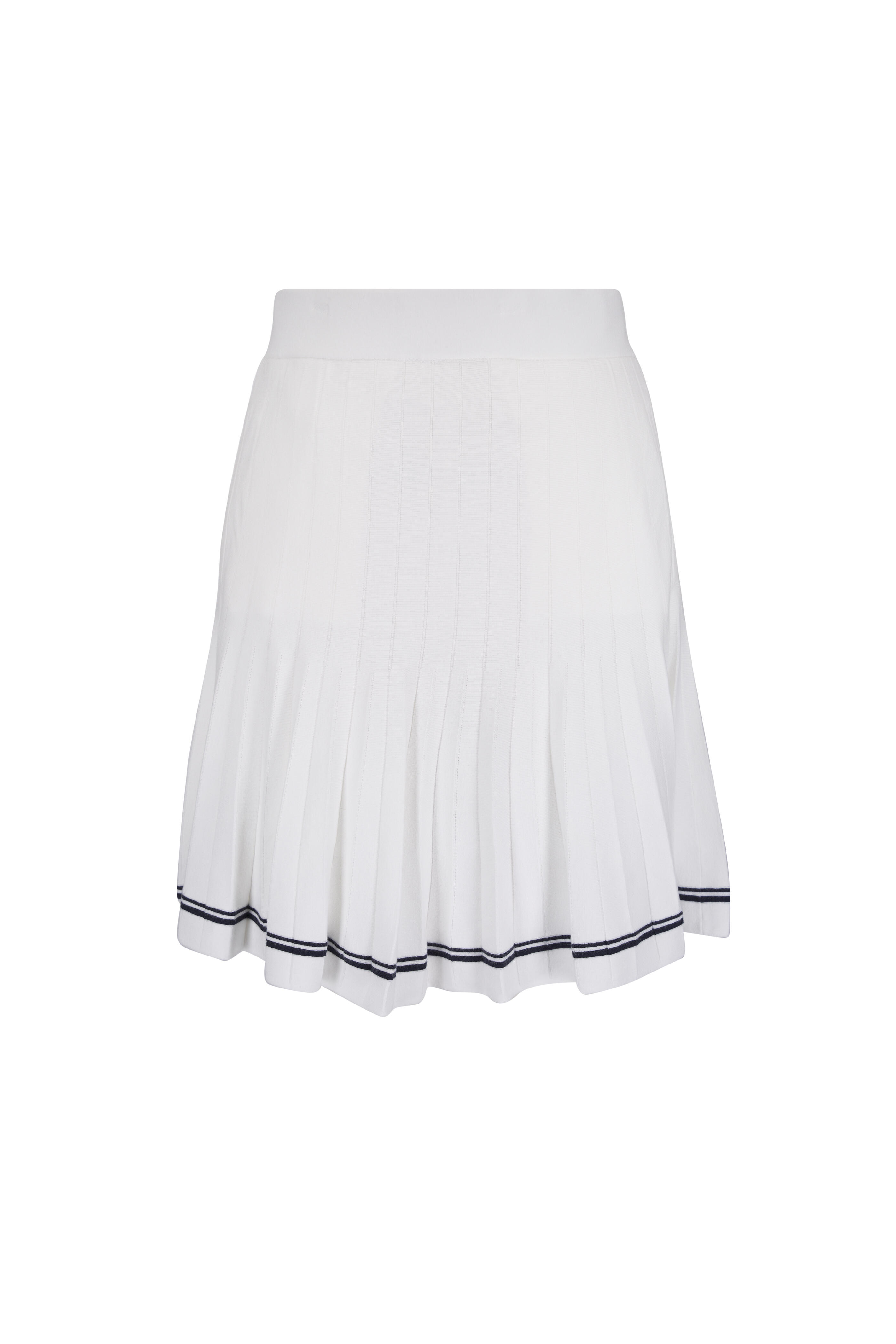 Bogner - Myra White Pleated Golf Skirt