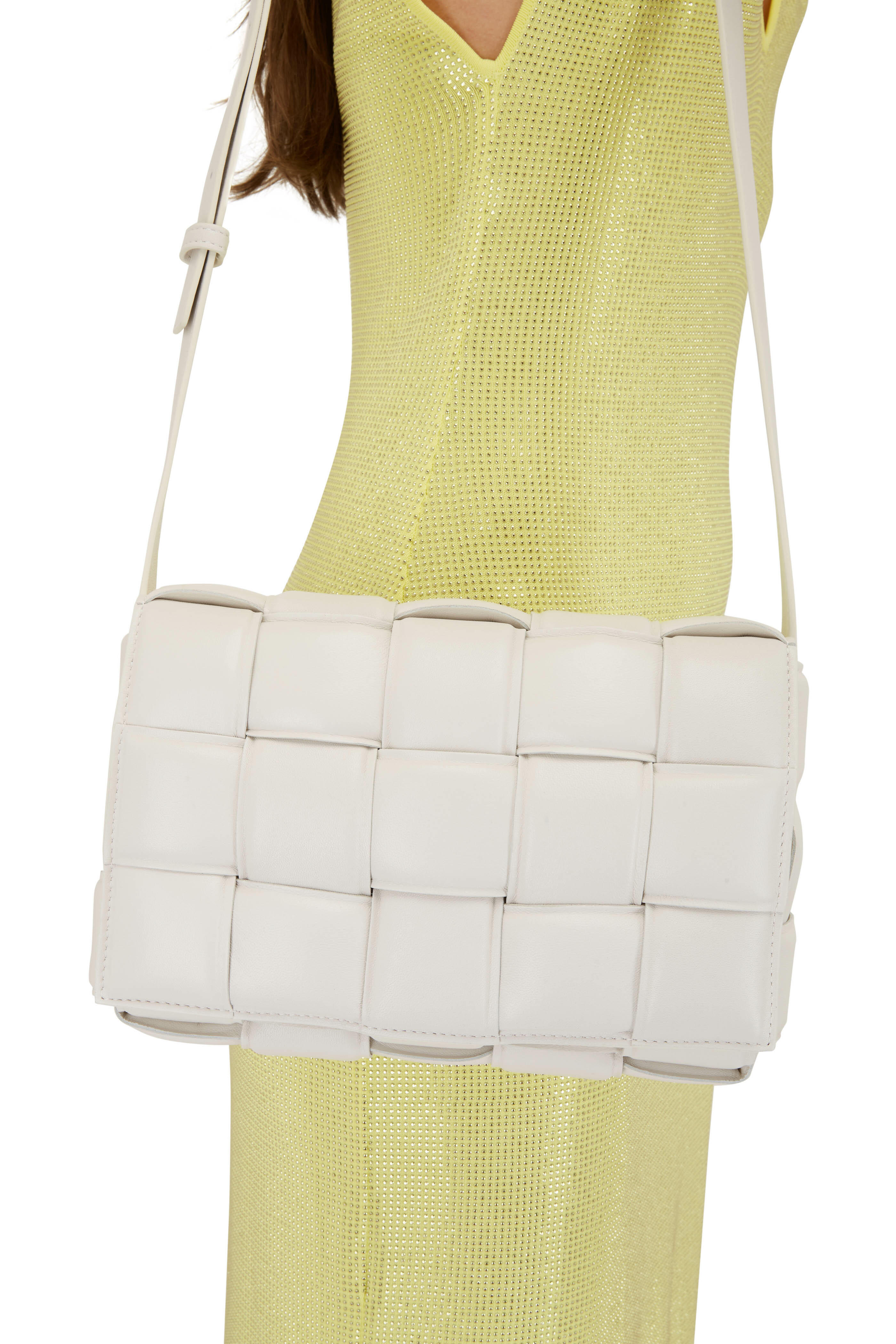 Woven Padded Shoulder Bag, Fashion Padded Bag Woman