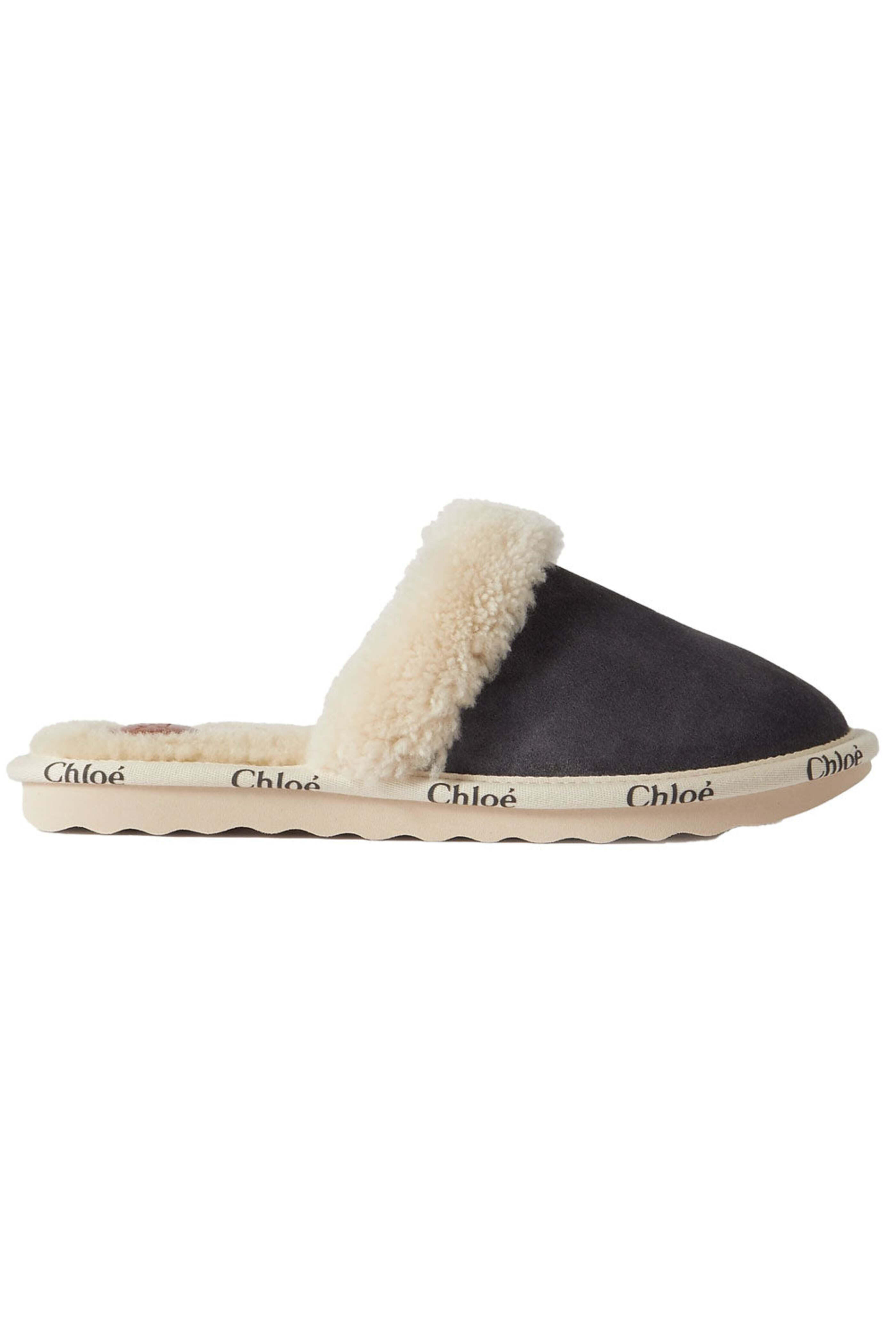 Chloé - Somber Grey Woody Slipper