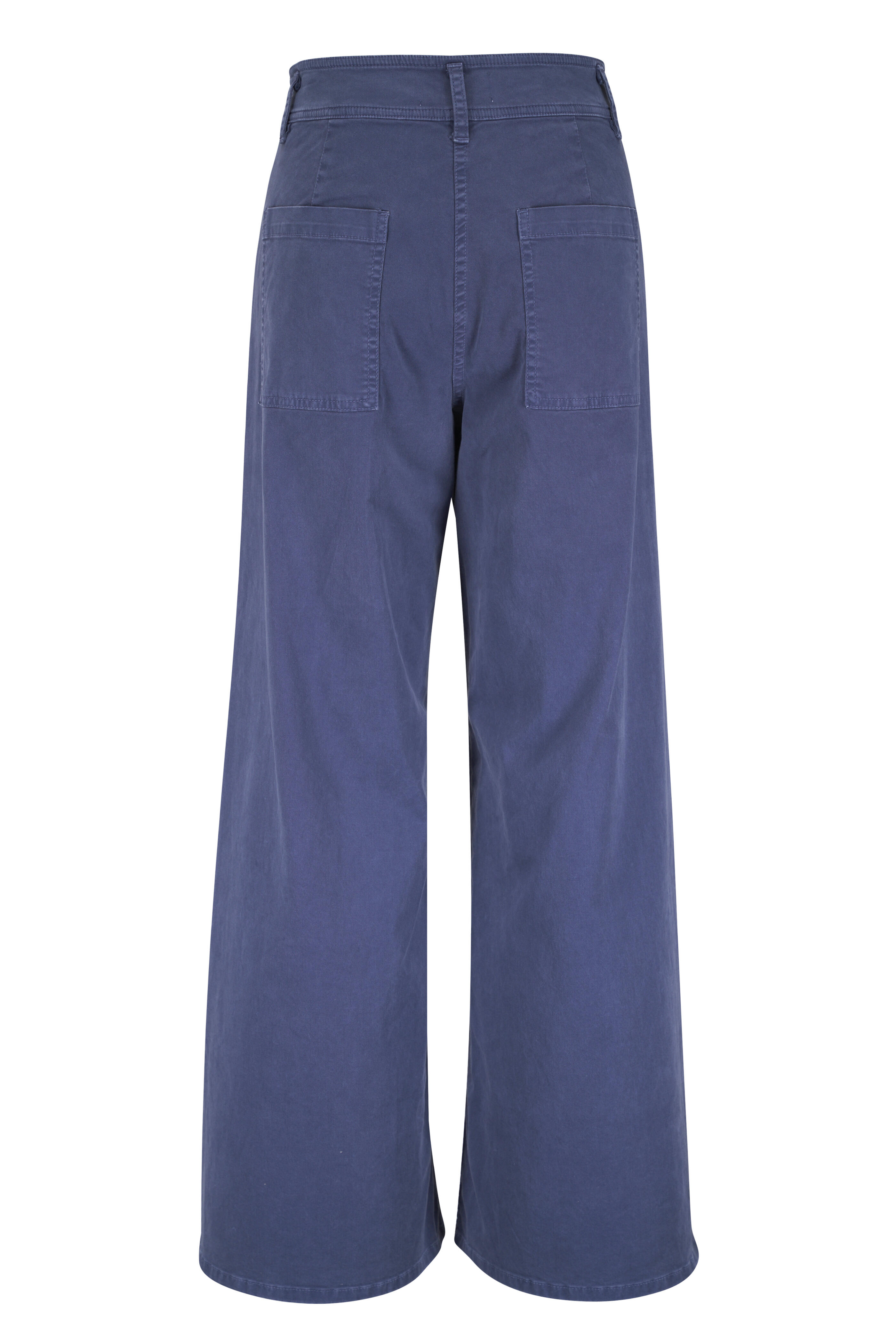 Nili Lotan - Megan French Navy Cotton Pant - view 3