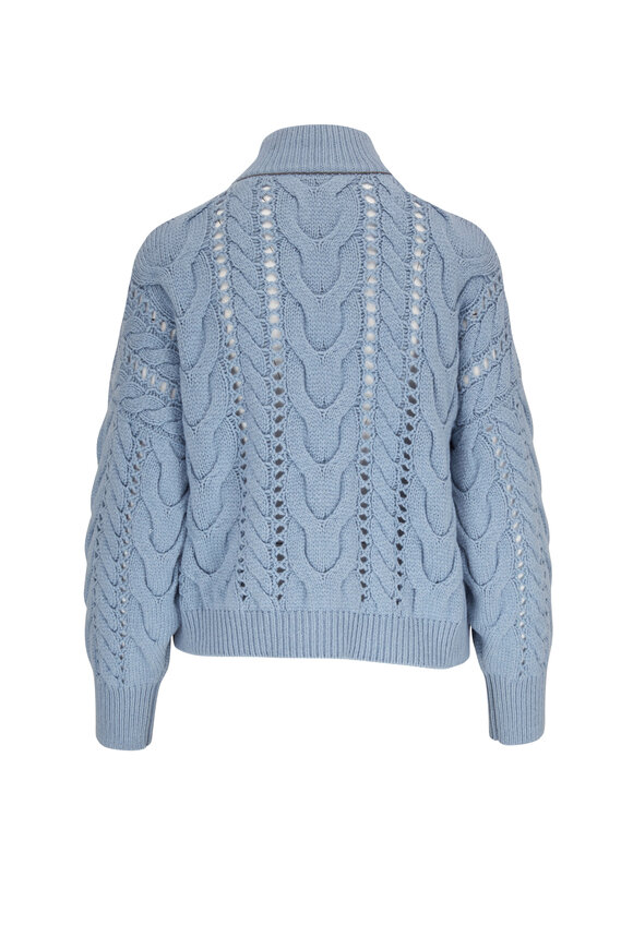 Brunello Cucinelli - Lagoon Cable Knit Sweater