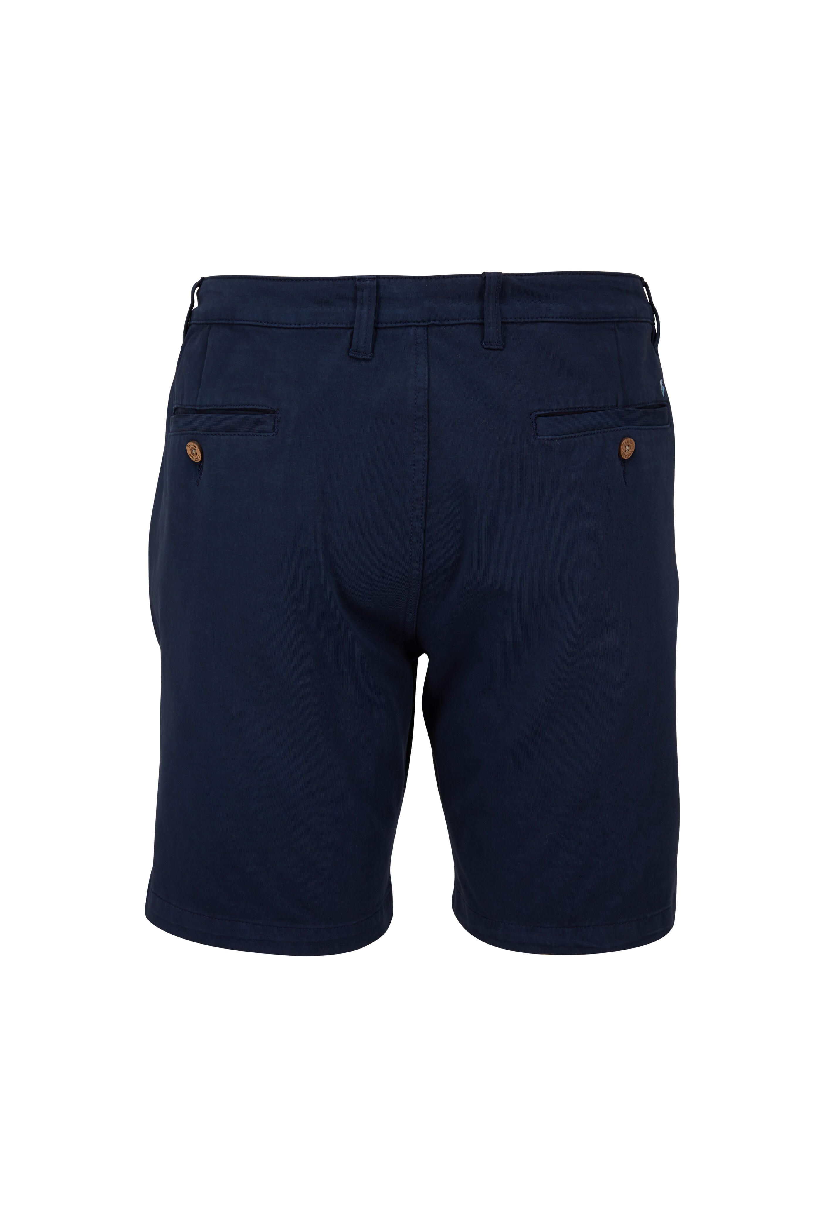 Tailor Vintage - Navy Stretch Cotton Walking Shorts