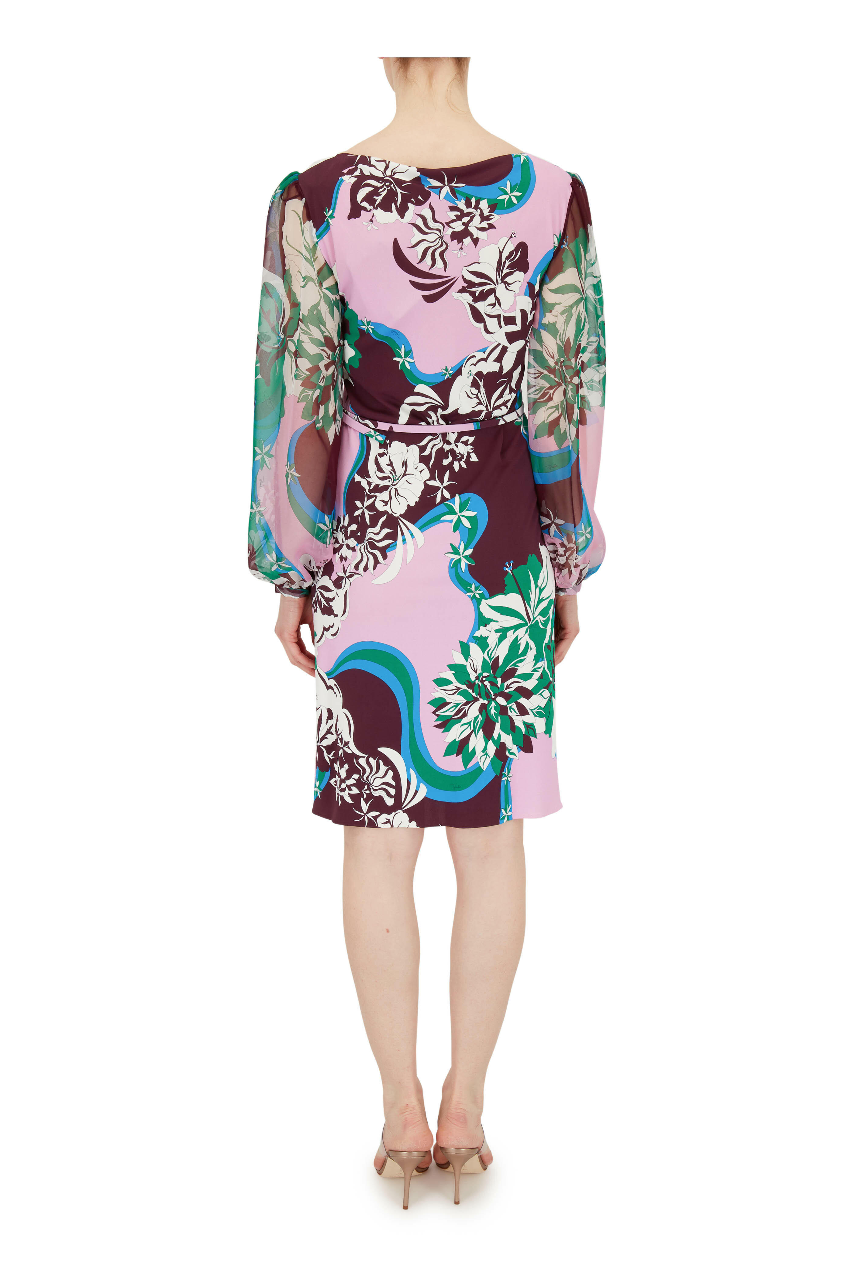 Manolo Blahnik - Scolto Gold Nappa & PVC Mule, 90mm