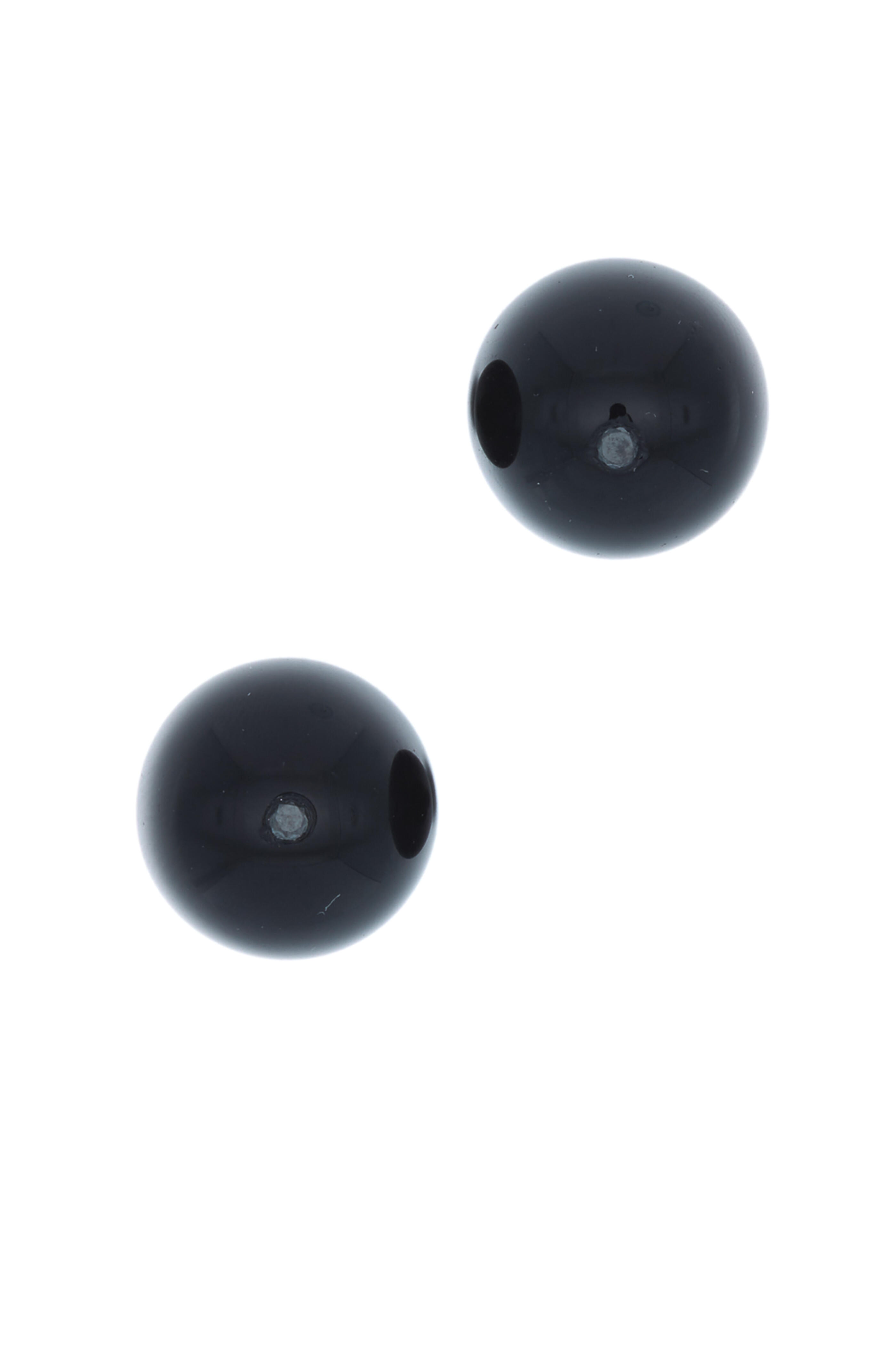 Loren Jewels - 14K Gold Onyx & Black Diamond Studs