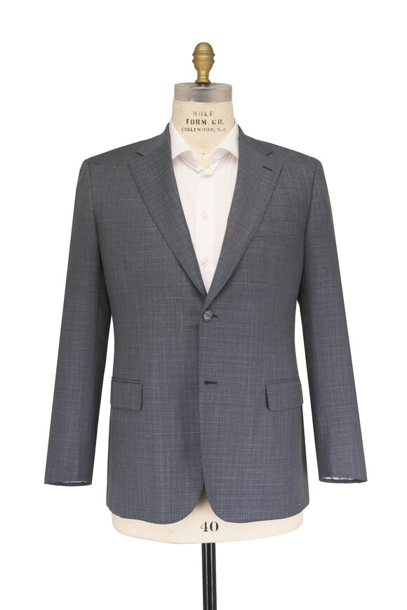 Brioni Gray & Green Plaid Sportcoat - view 2