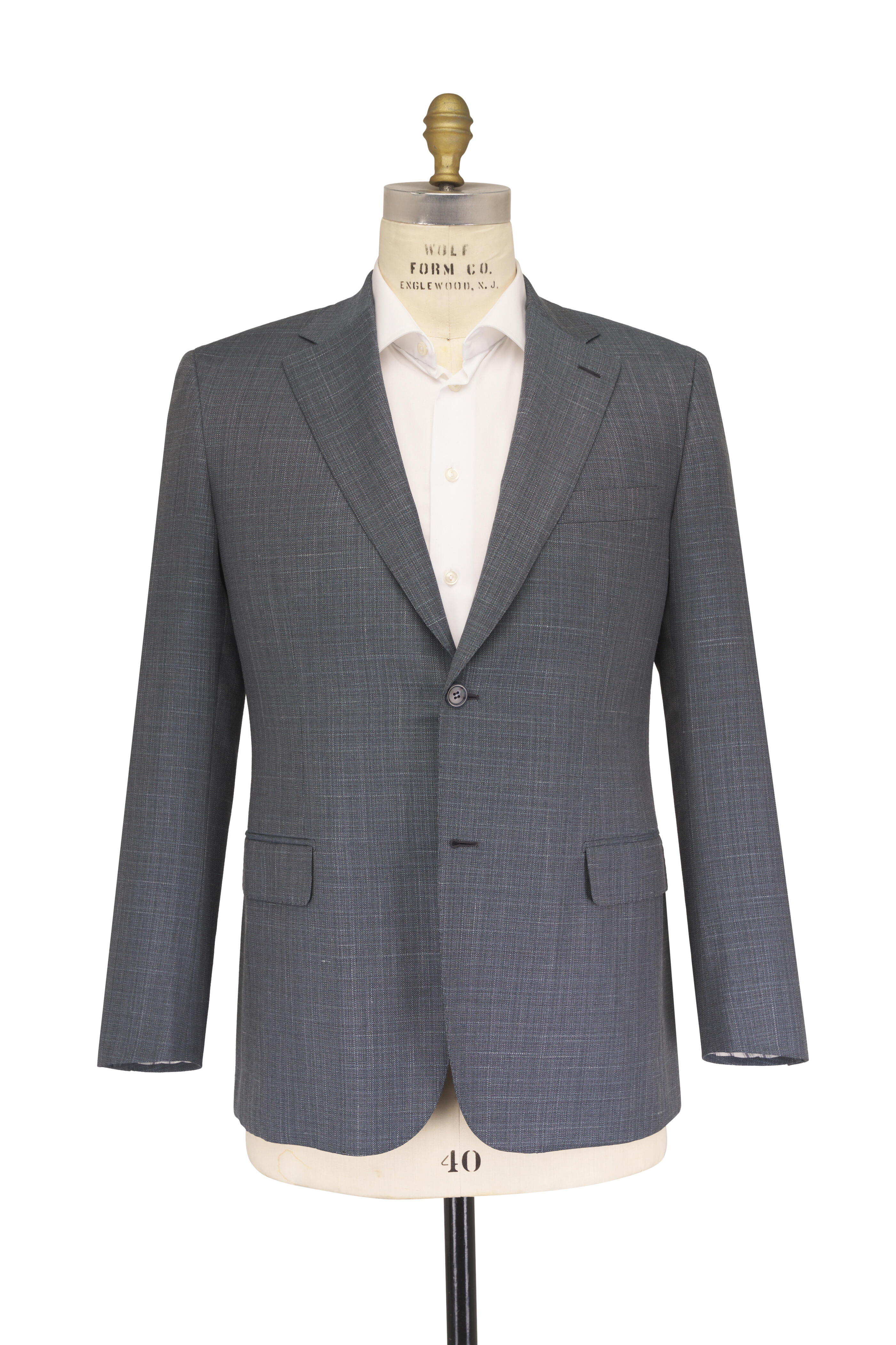 Brioni - Gray & Green Plaid Sportcoat - view 2
