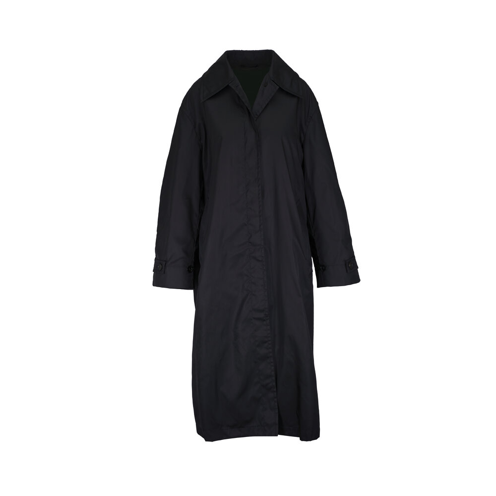 Jil Sander - Black Rain Coat | Mitchell Stores