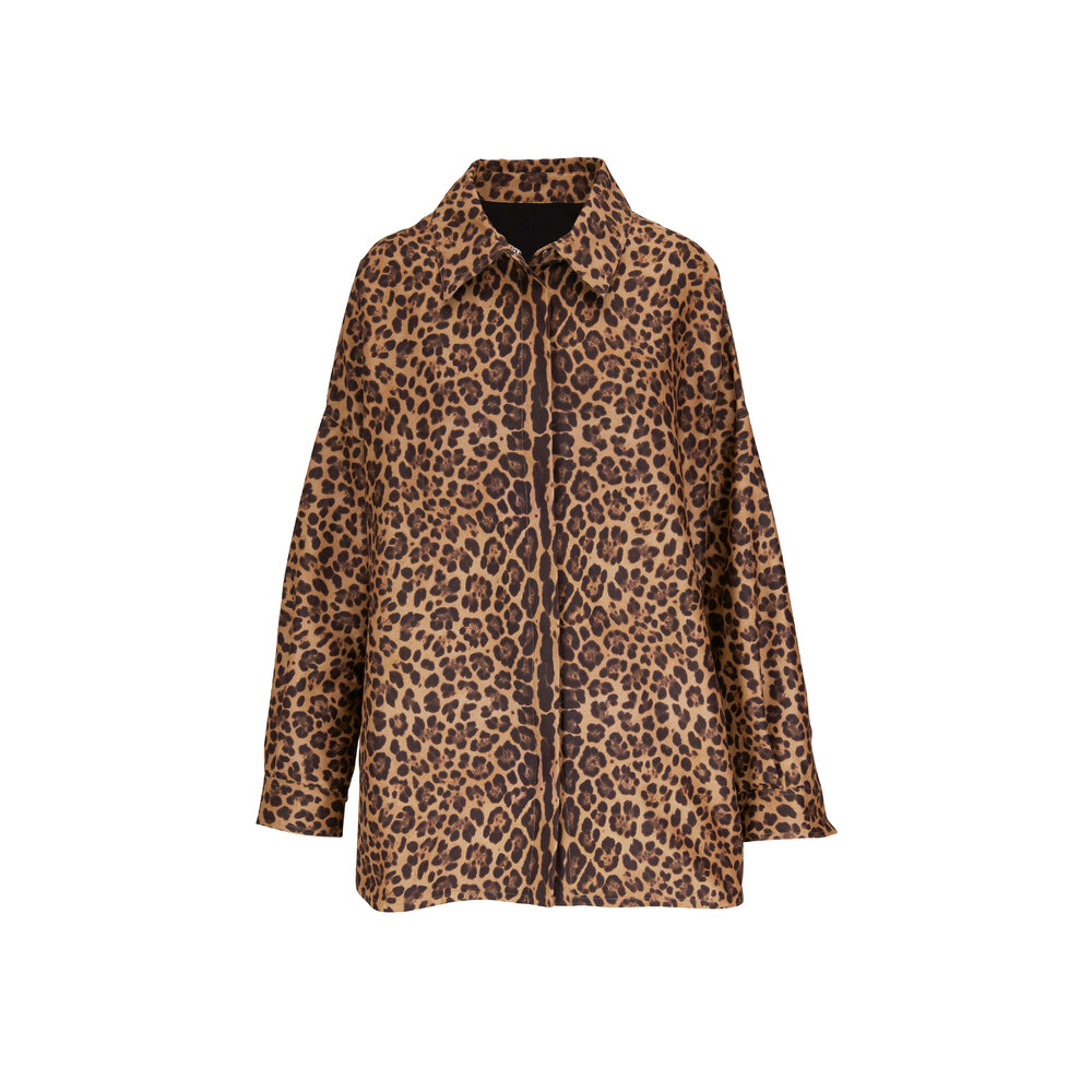 ジャケット・アウター CIVARIZE Leopard Pattern Design Shirt Valentino - Leopard Shirt Jacket | Mitchell Stores