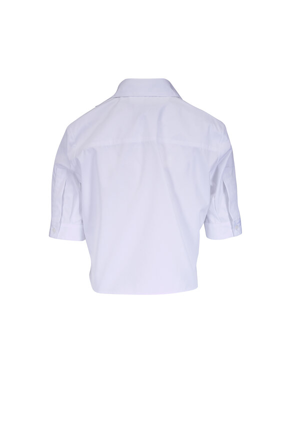 TWP Short Lived White Pleated Placket Shirt - view 2