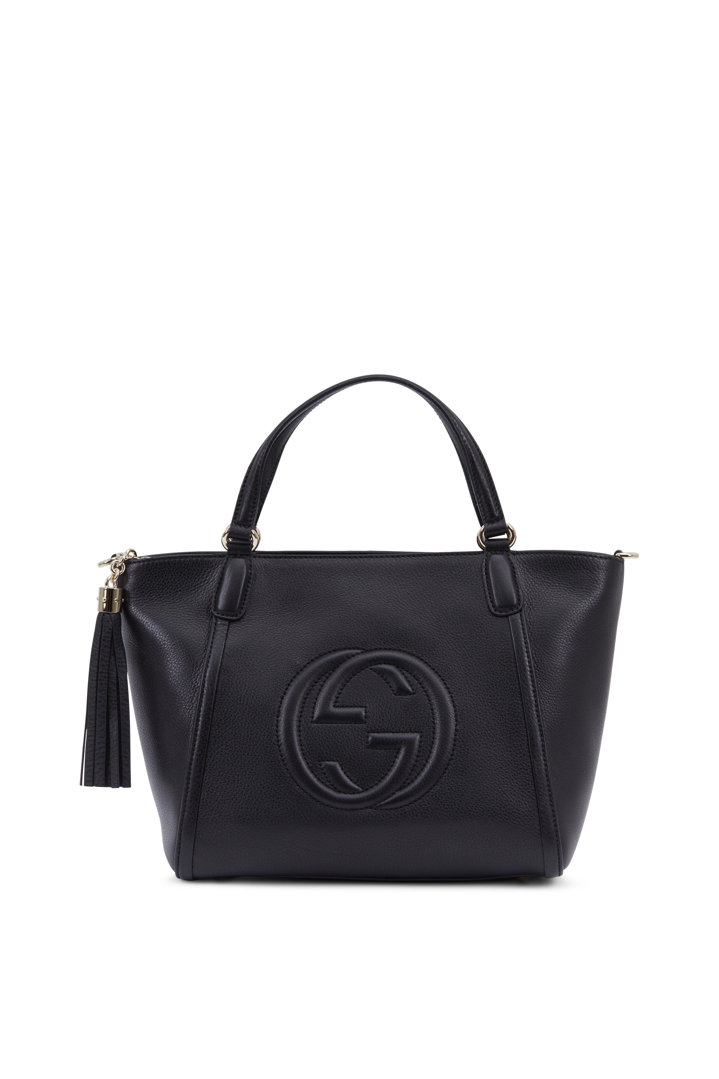 Soho leather tote Gucci Black in Leather - 33077799