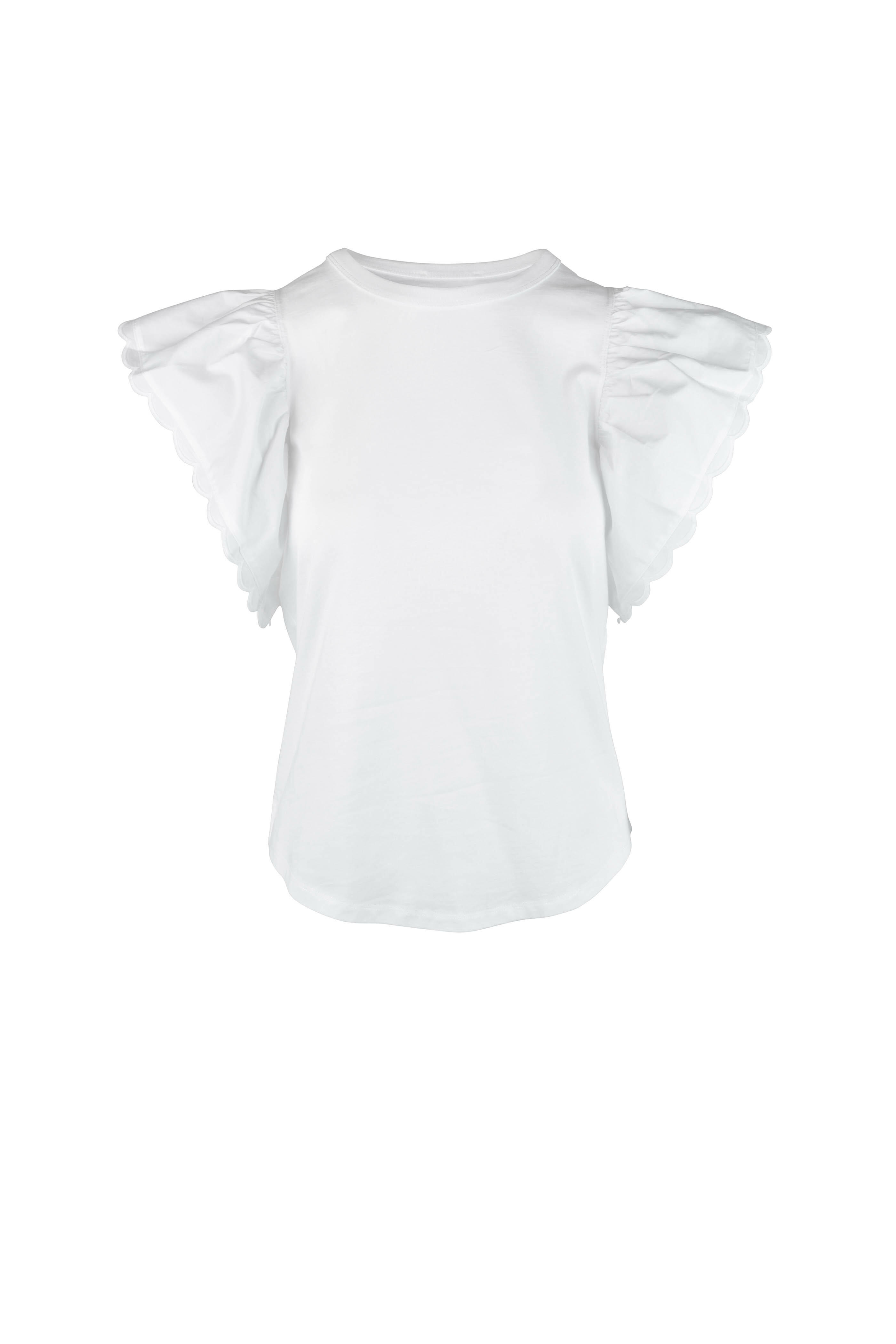 See by Chloé - White Powder Butterfly Sleeve T-Shirt