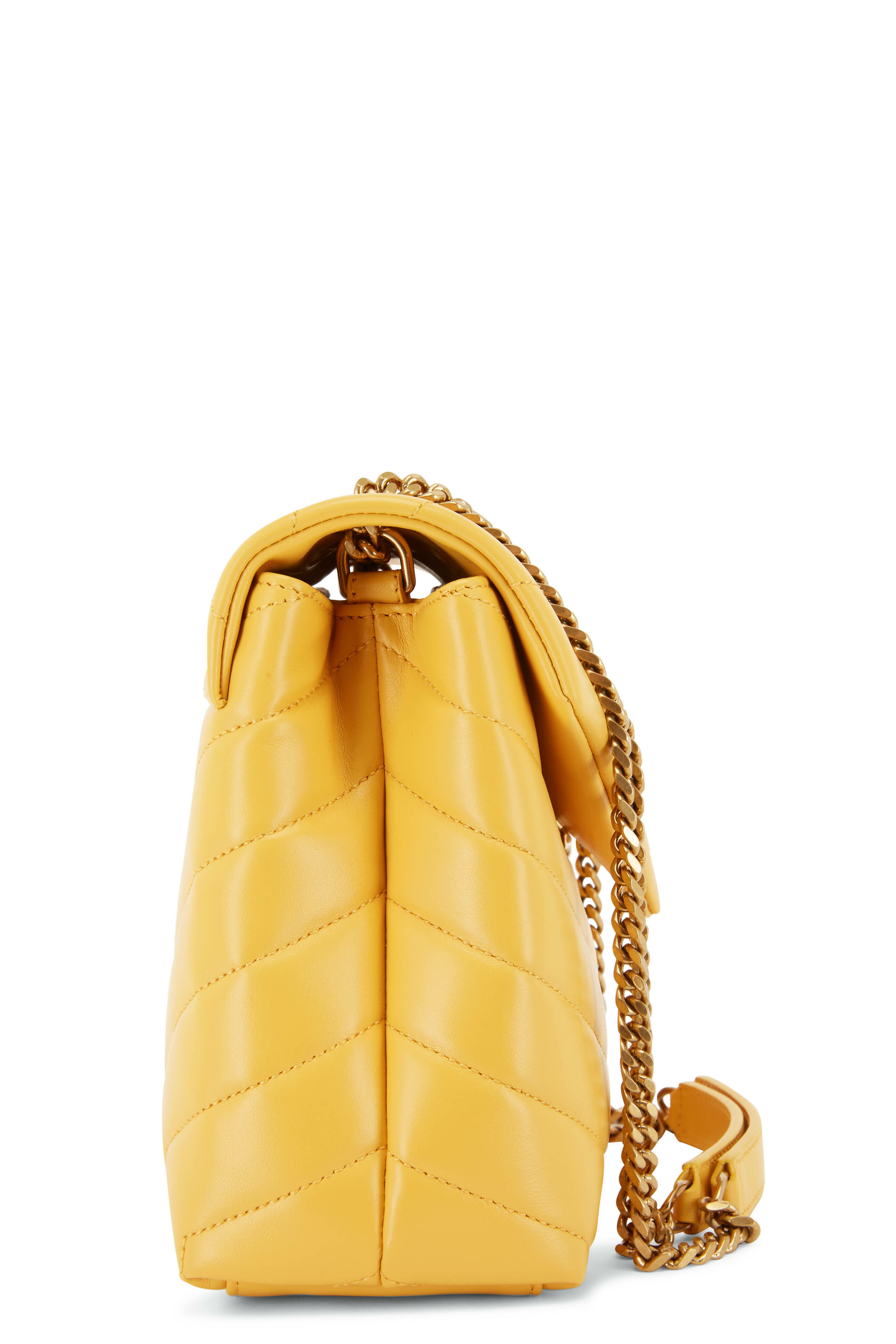 Saint Laurent - Loulou Yellow Y Quilted Small Shoulder Bag