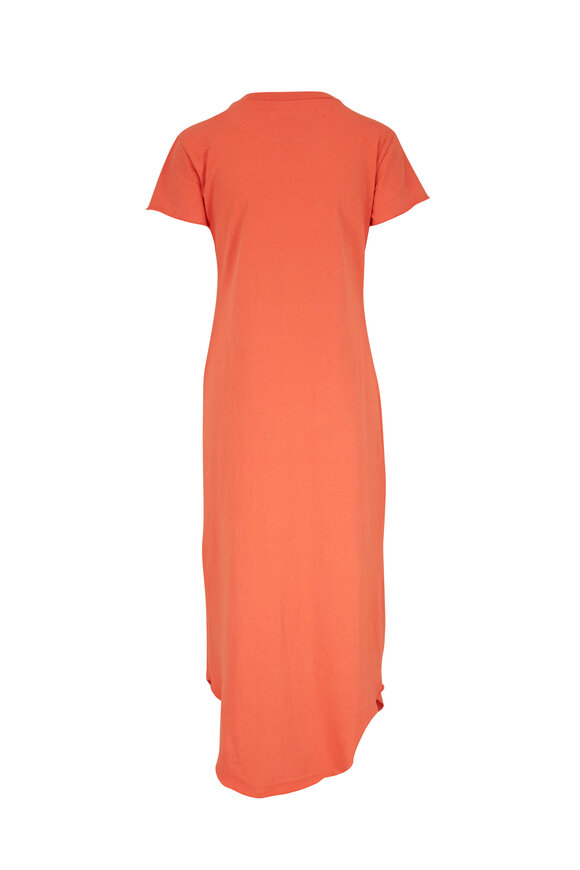 Frank & Eileen - Orange Cotton T-Shirt Dress 