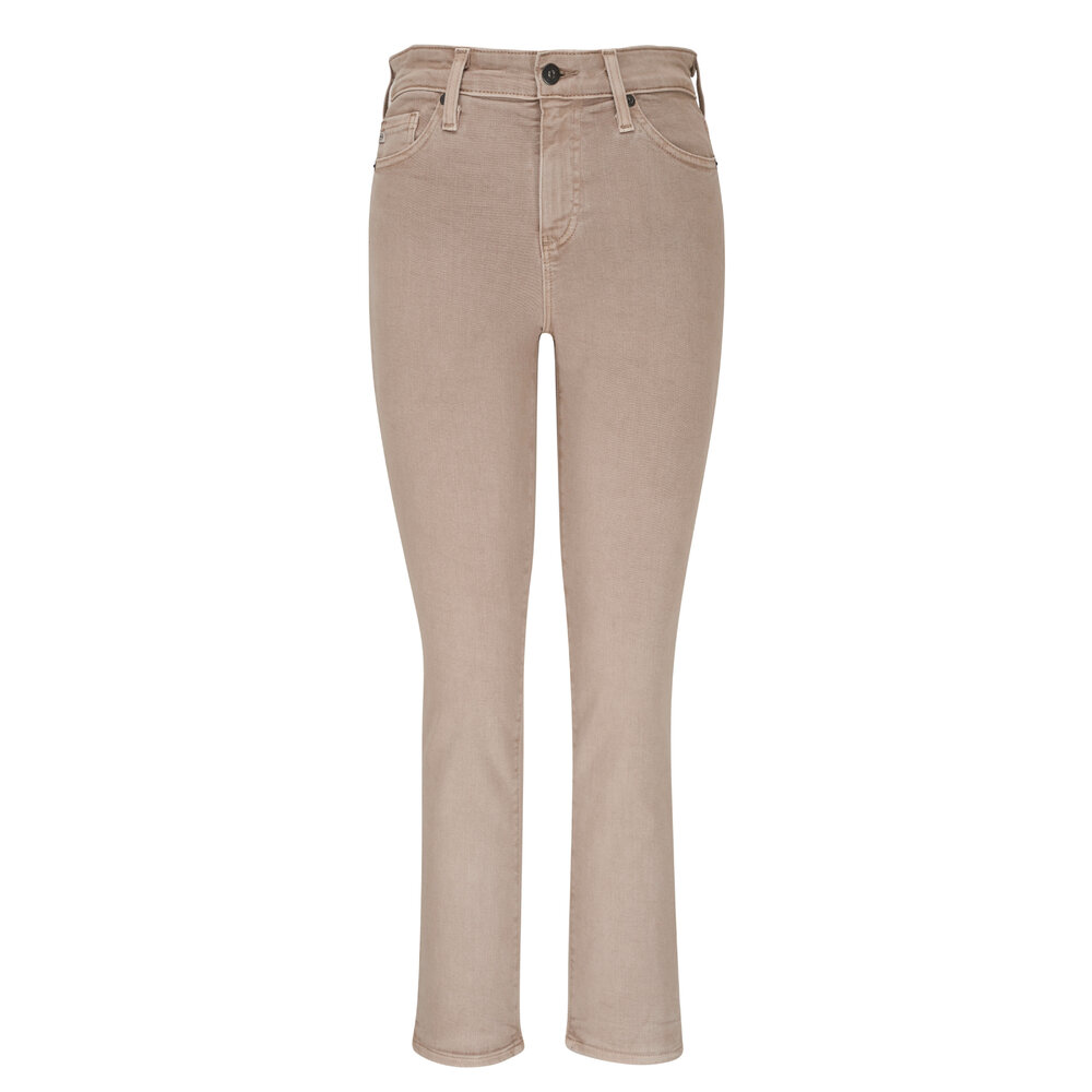 AG - Mari Sulfur Desert Taupe Crop Jean | Mitchell Stores