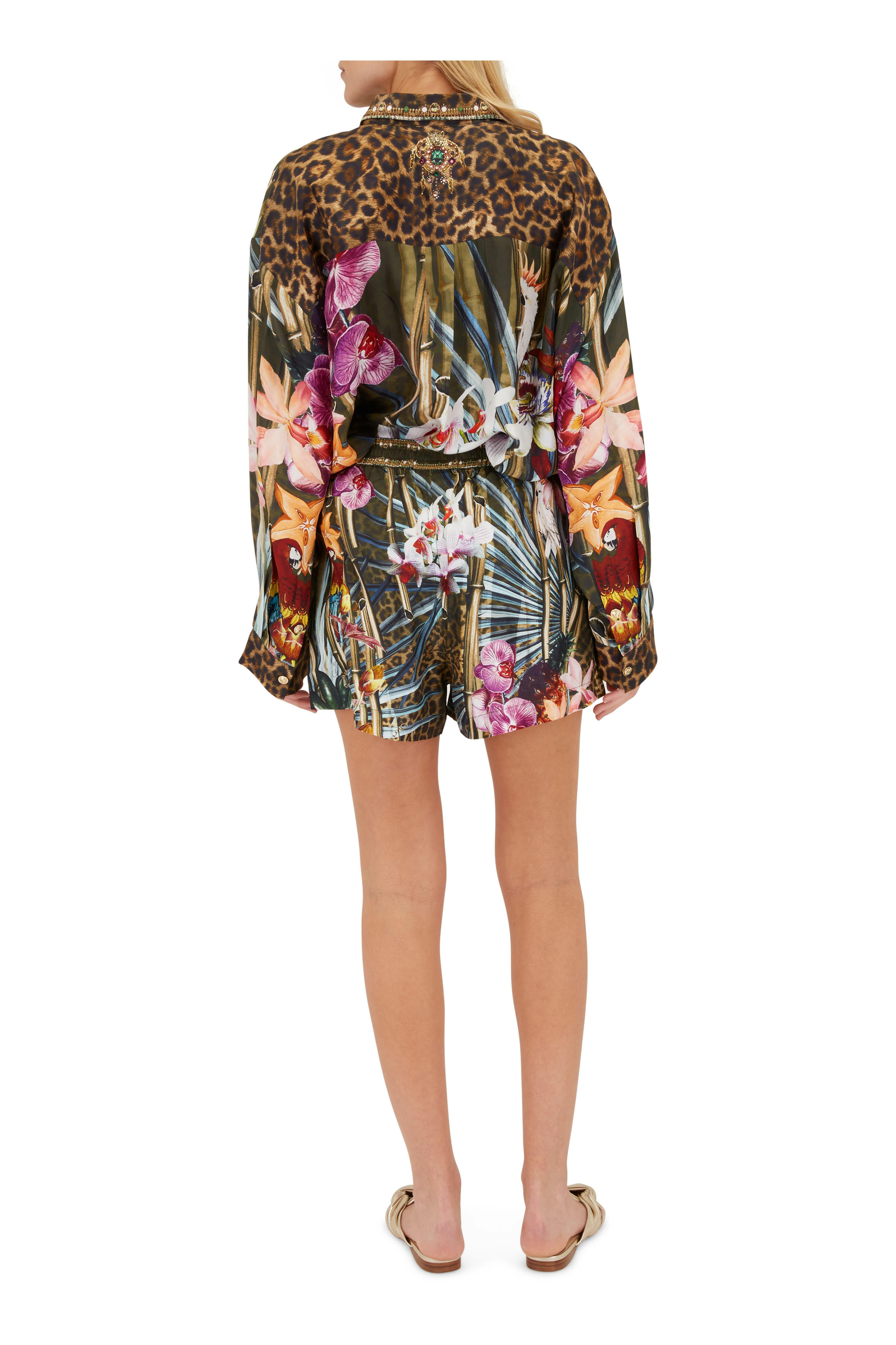 Camilla - Passport To Paradise Multicolor Oversized Blouse
