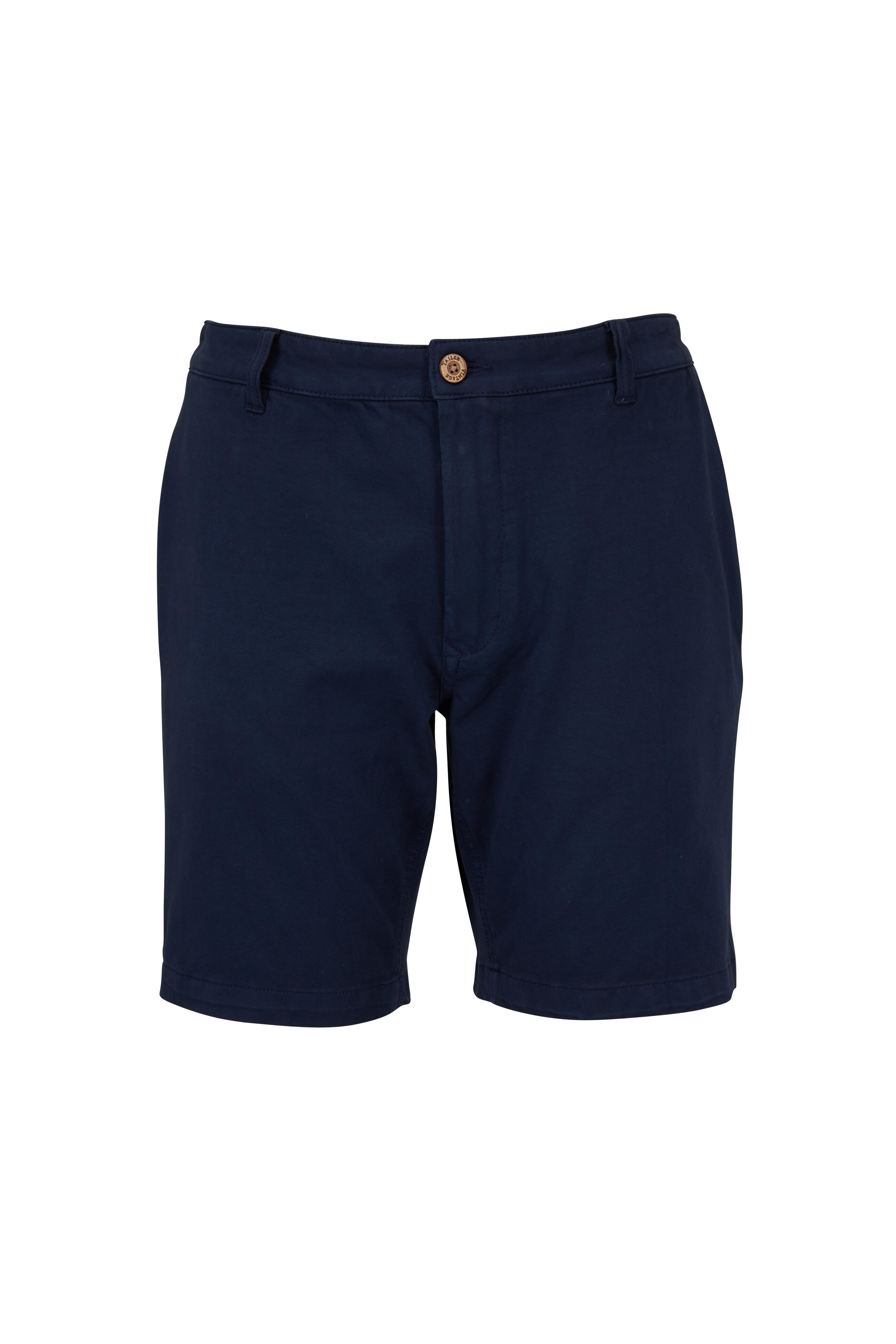 Tailor Vintage - Navy Stretch Cotton Walking Shorts