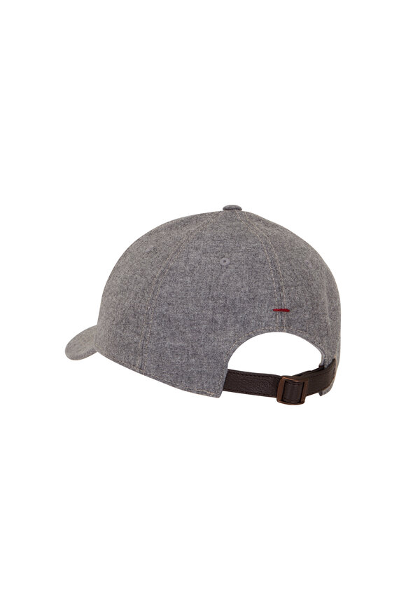 Brunello Cucinelli - Gray Cashmere & Silk Baseball Cap