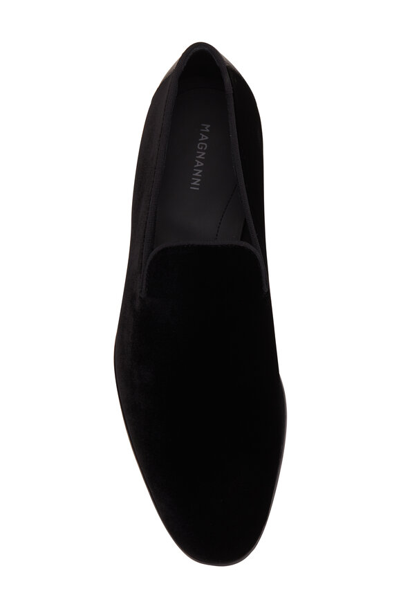 Magnanni - Jareth Black Velvet Dress Shoe