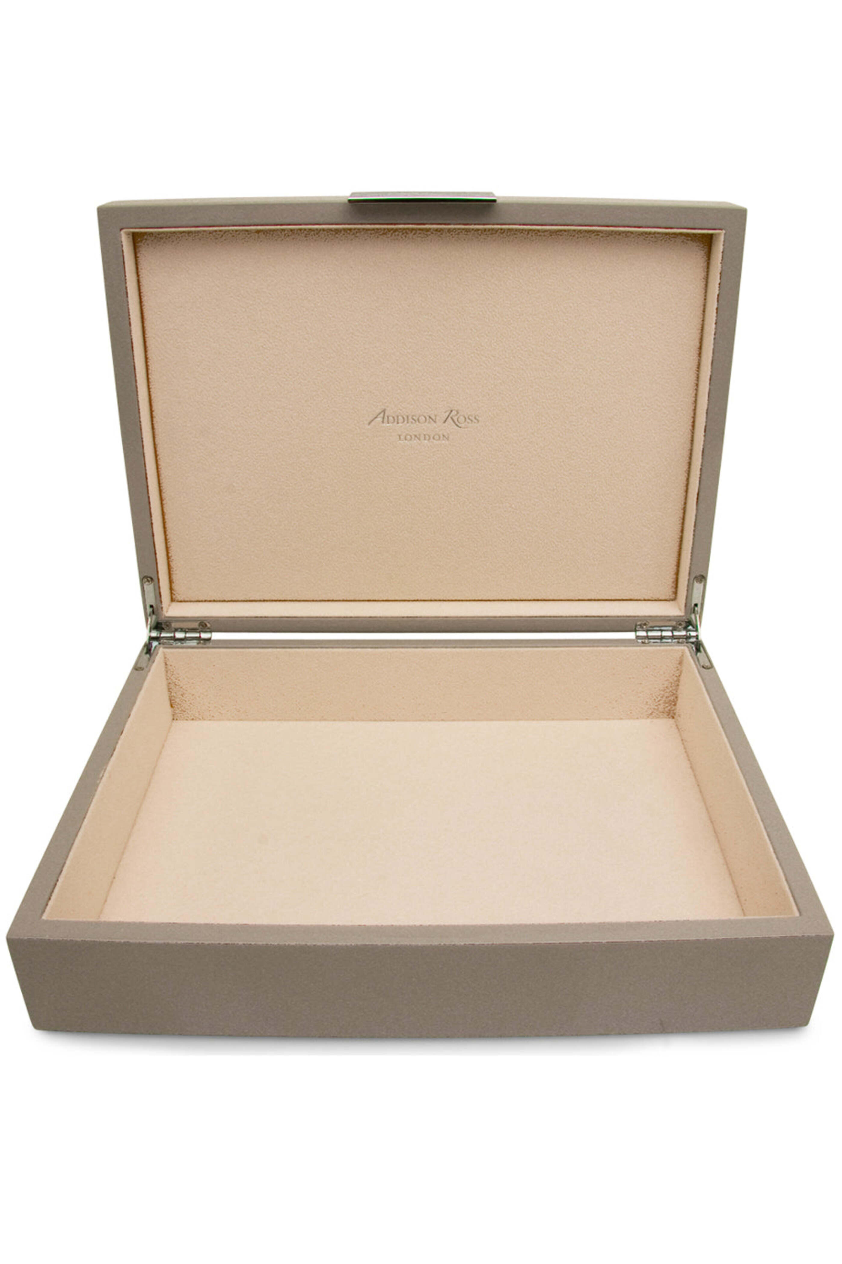 Addison Ross - Silver and Taupe Box | Mitchell Stores