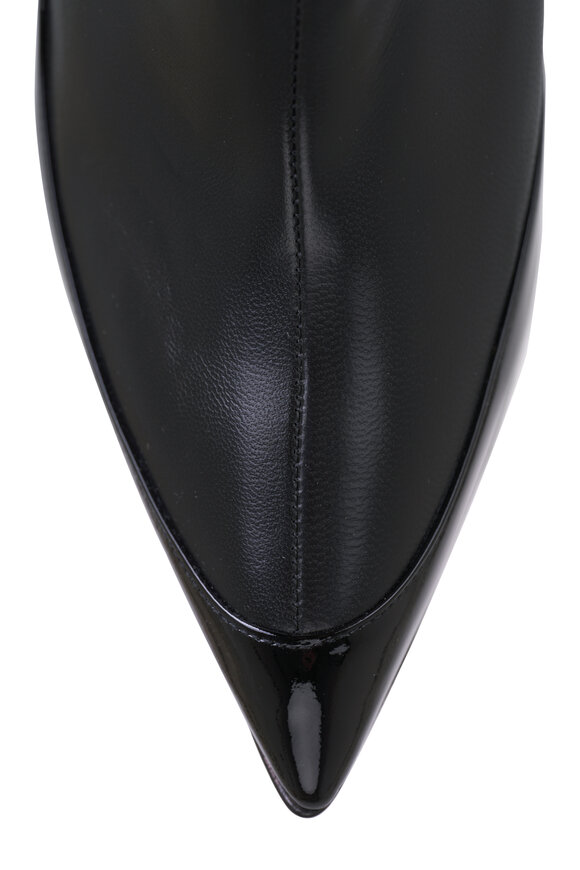 Manolo Blahnik - Archepla Black Leather Boot, 90mm 