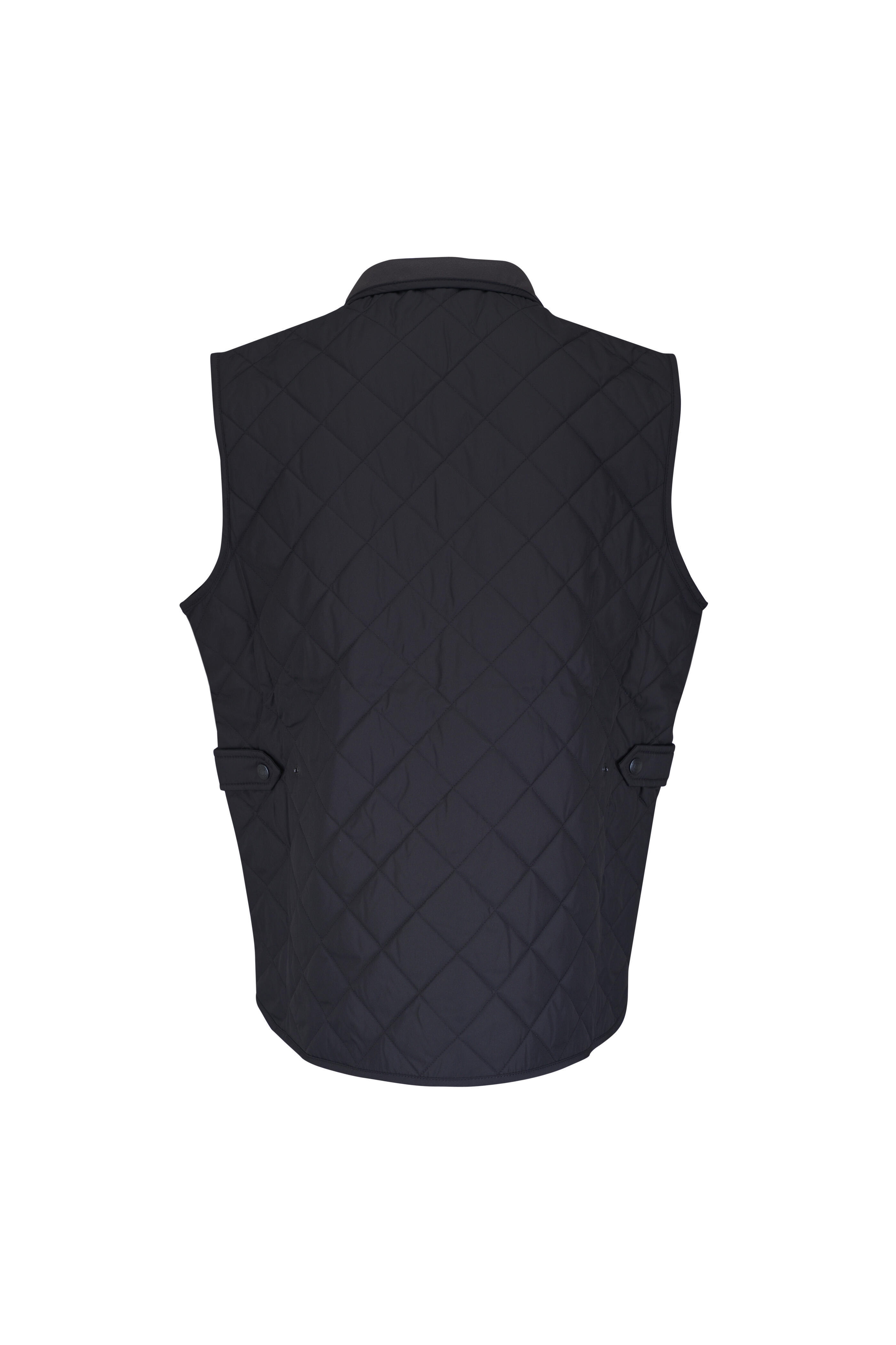 Peter Millar - Essex Black Quilted Vest