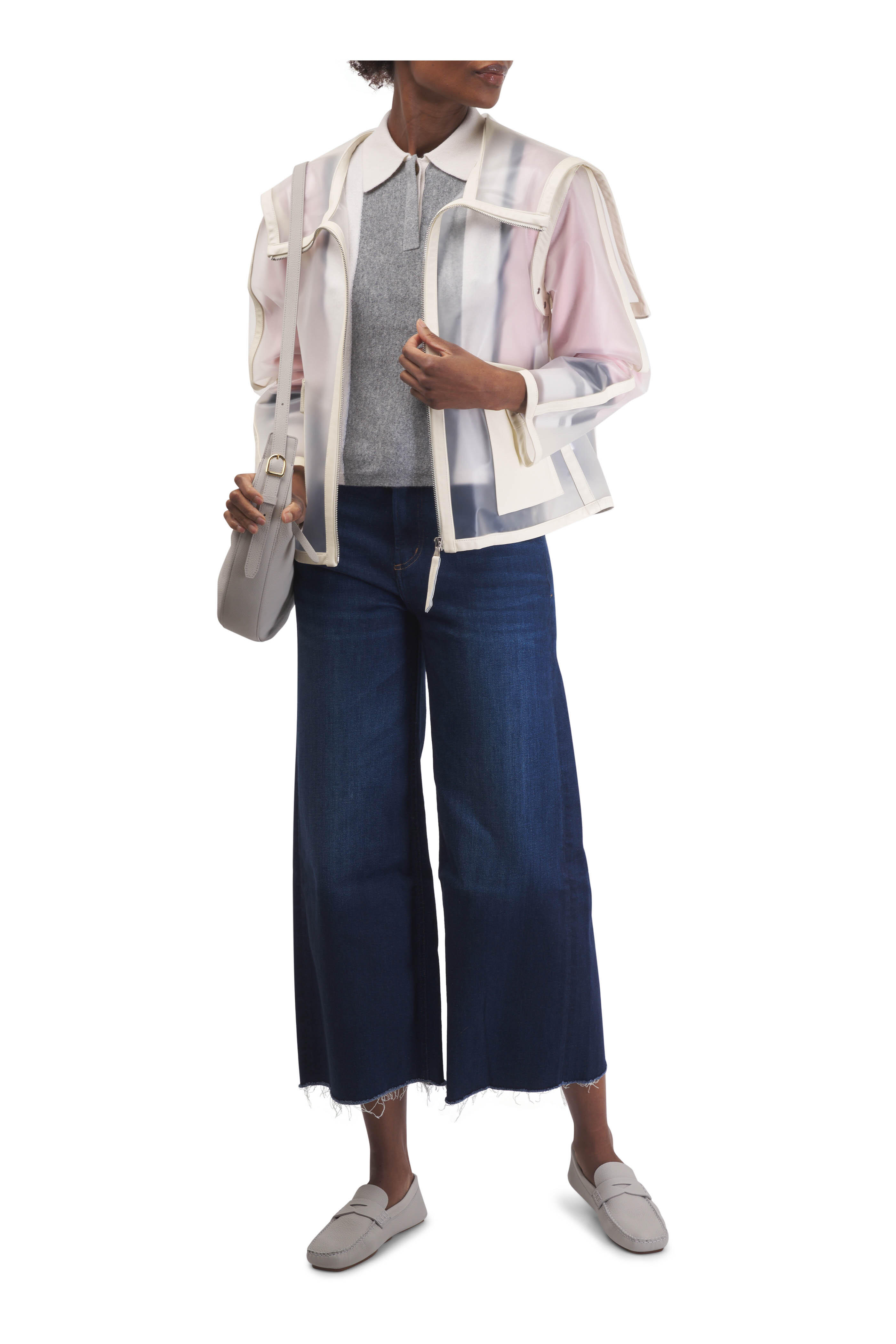 Citizens of Humanity - Lyra Dark Indigo Wide-Leg Crop Jean