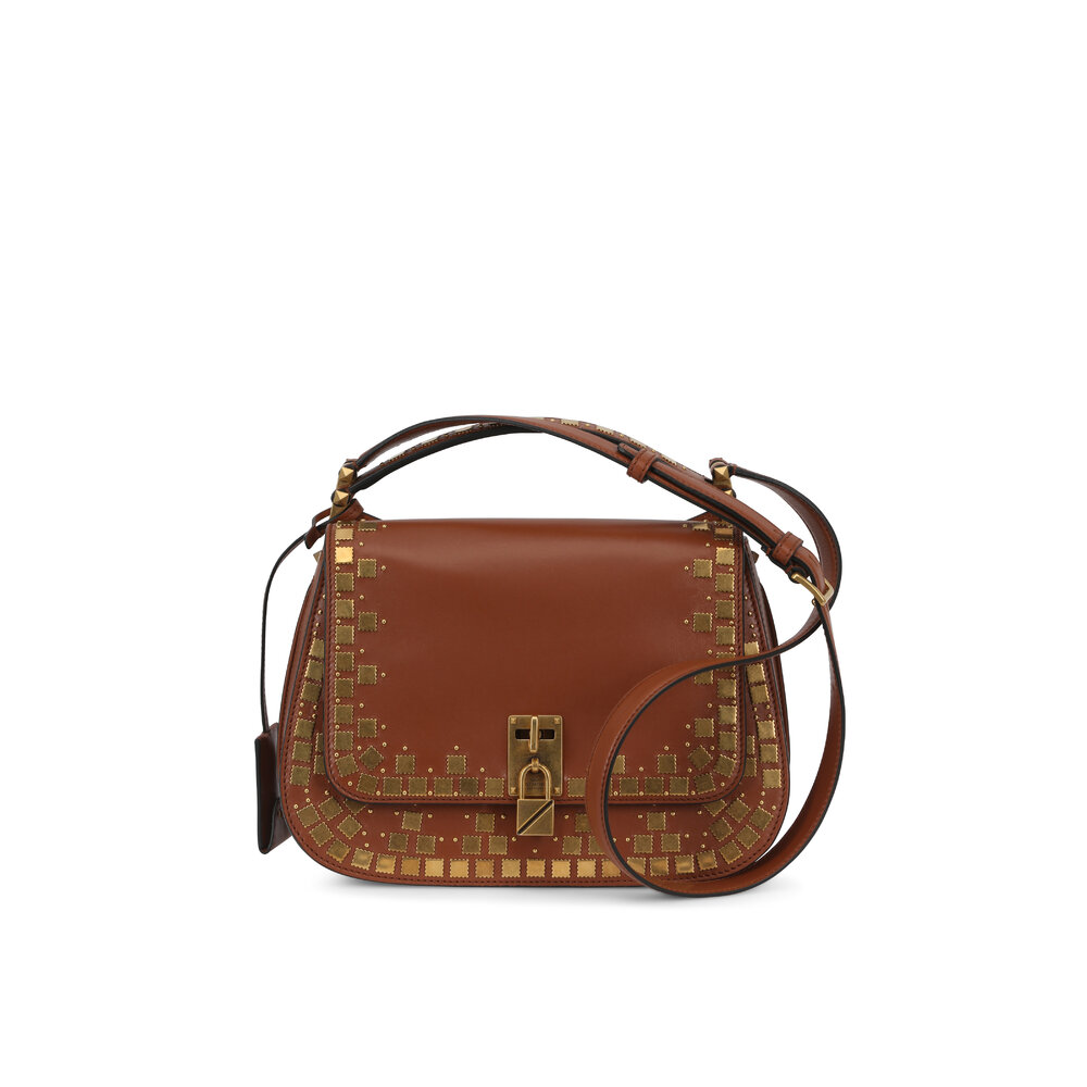Valentino ヴィンテージュ　バッグ Valentino New Pink Rockstud Shoulder Bag - Vintage Lux