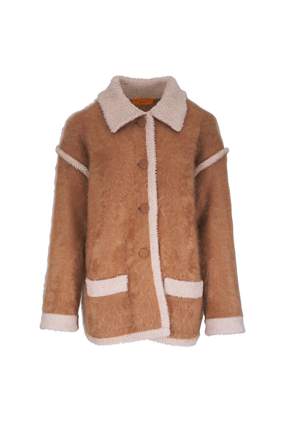 Guest in Residence Grizzly Almond Cashmere Jacket