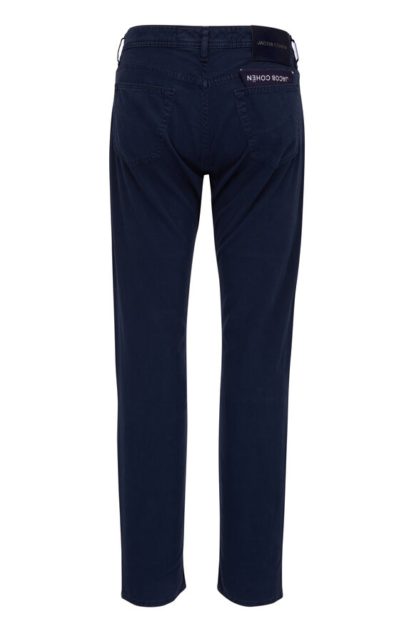 Jacob Cohen - Solid Blue Wash Denim Pants 