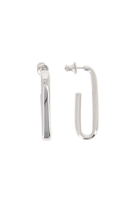 Brunello Cucinelli - Black Monili Loop Earrings | Mitchell