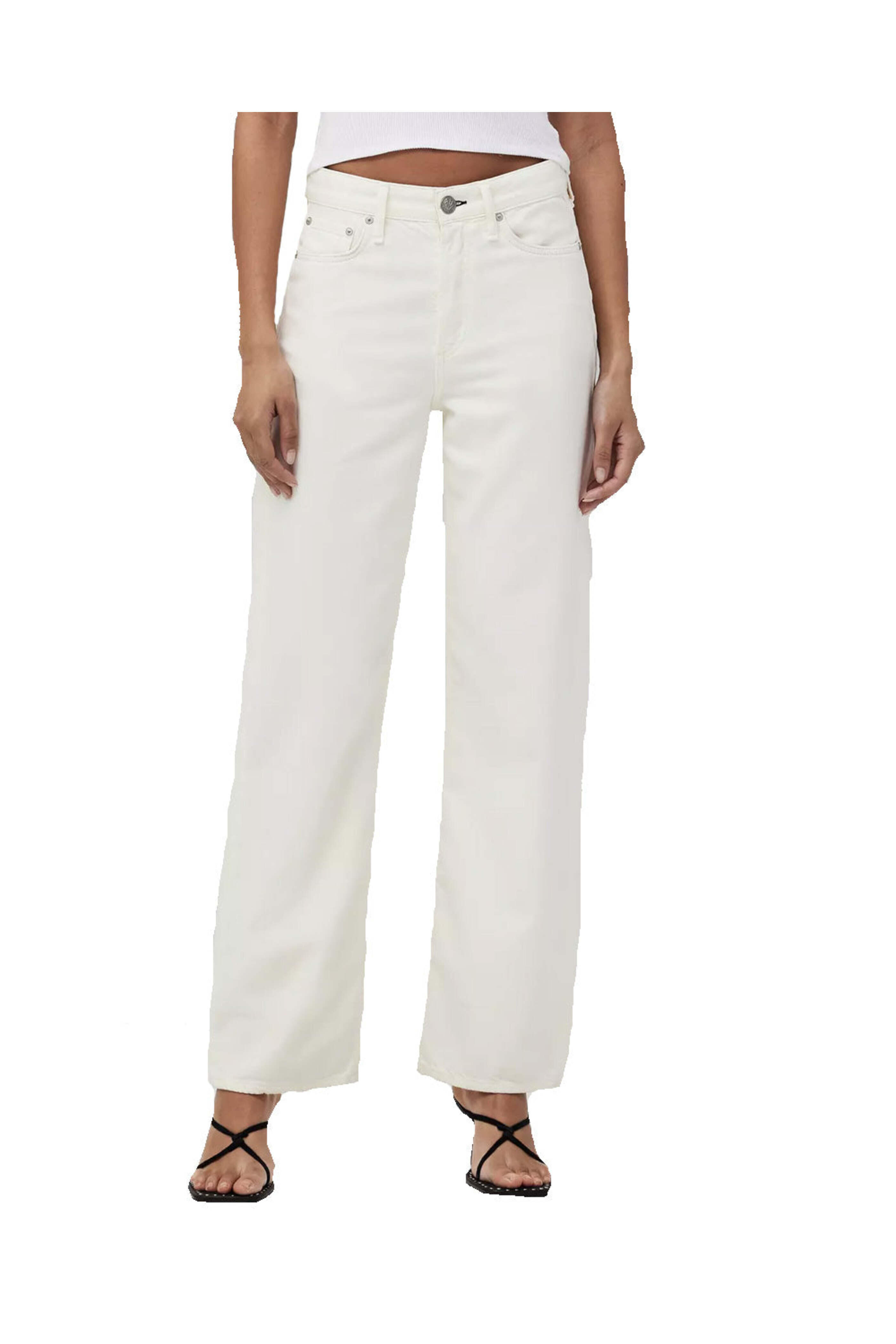 Rag & Bone - Ecru Feather Weight Logan Jean
