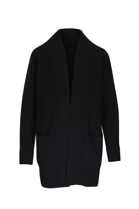 Vince -  Black Cashmere Open Front Cardigan