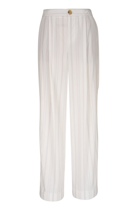 Vince Pampas Striped Pleated Pant 