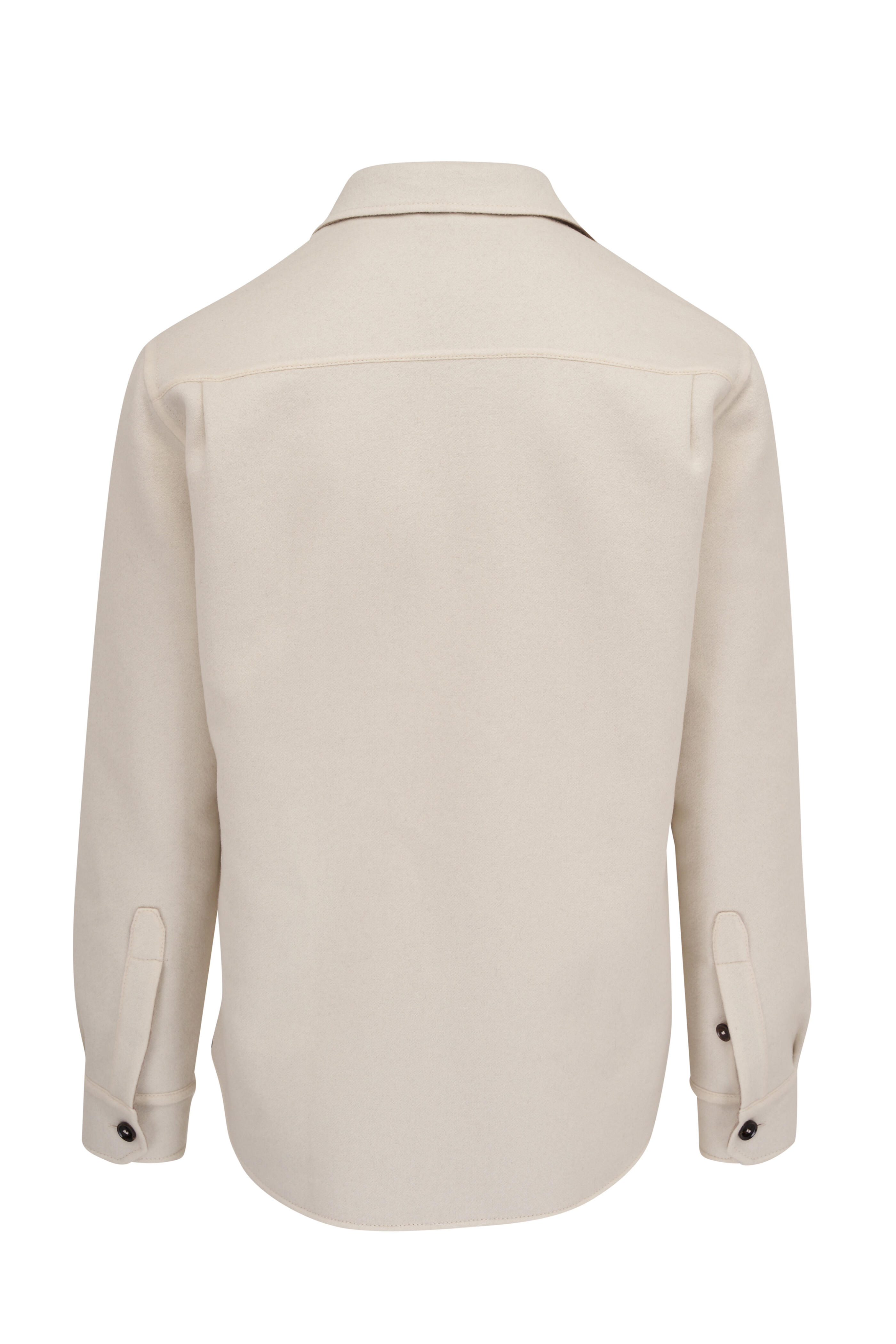 Brioni - Light Beige Cashmere Overshirt | Mitchell Stores