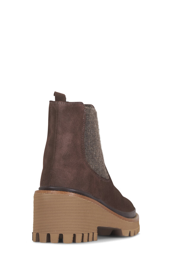 Ron White Emmaline Chocolate Wedge Boot, 50mm - view 4