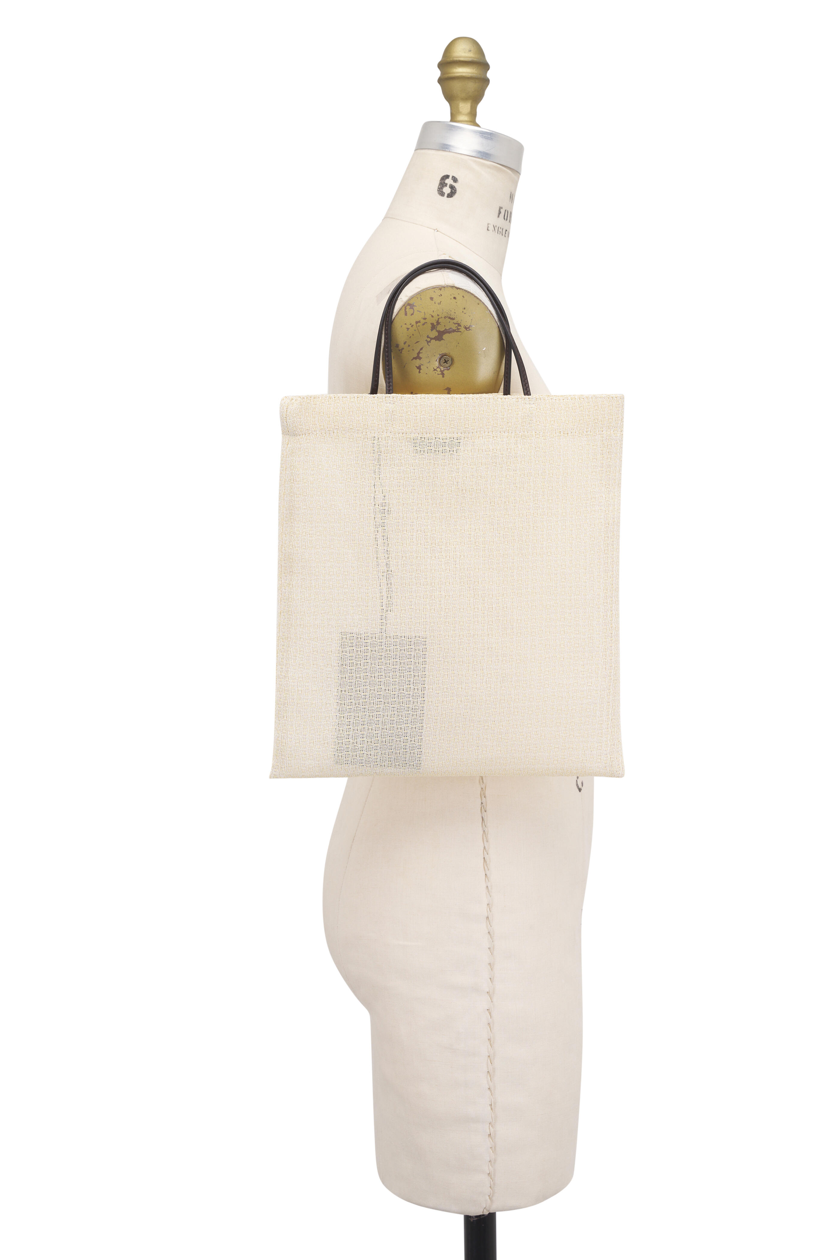 The Row - Mini Barn Ivory Mesh Tote Bag | Mitchell Stores