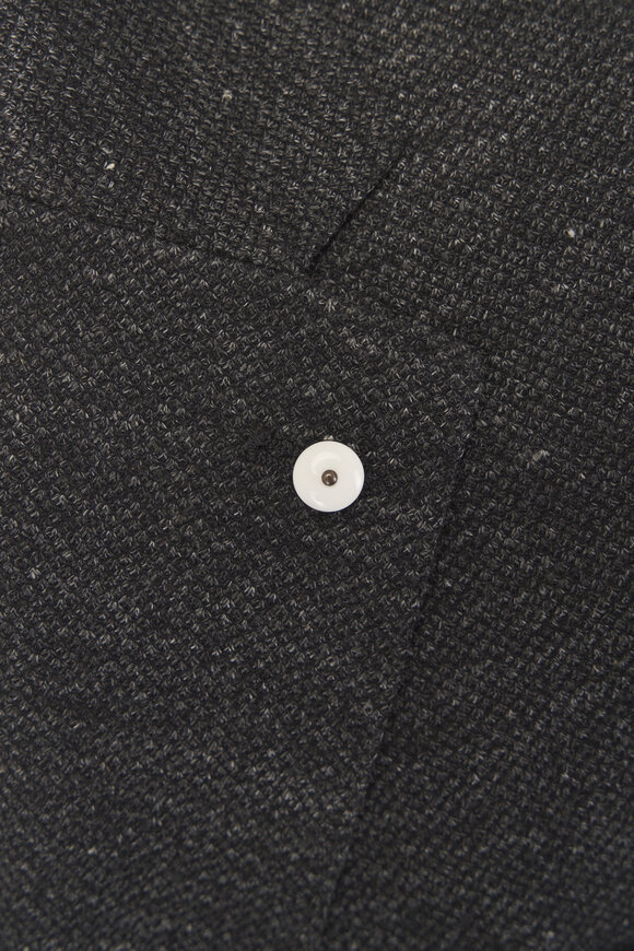 L.B.M. 1911 Charcoal Linen & Cotton Sportcoat - view 4