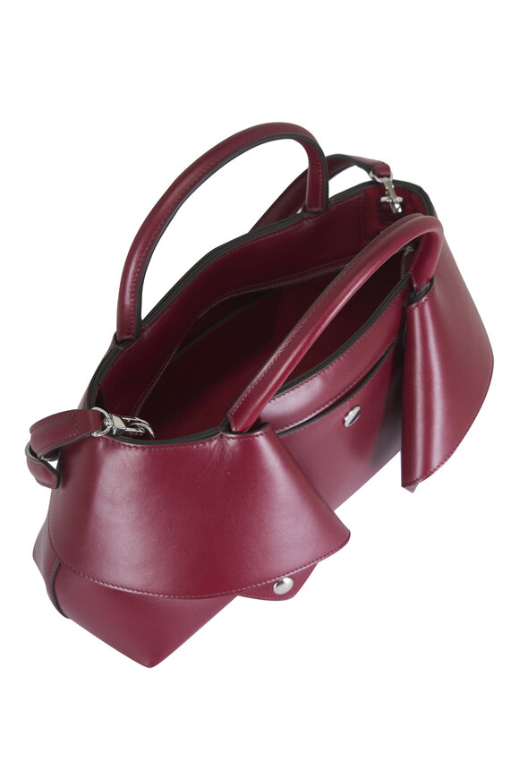 Totême Small Mercer Cherry Leather Tote - view 4