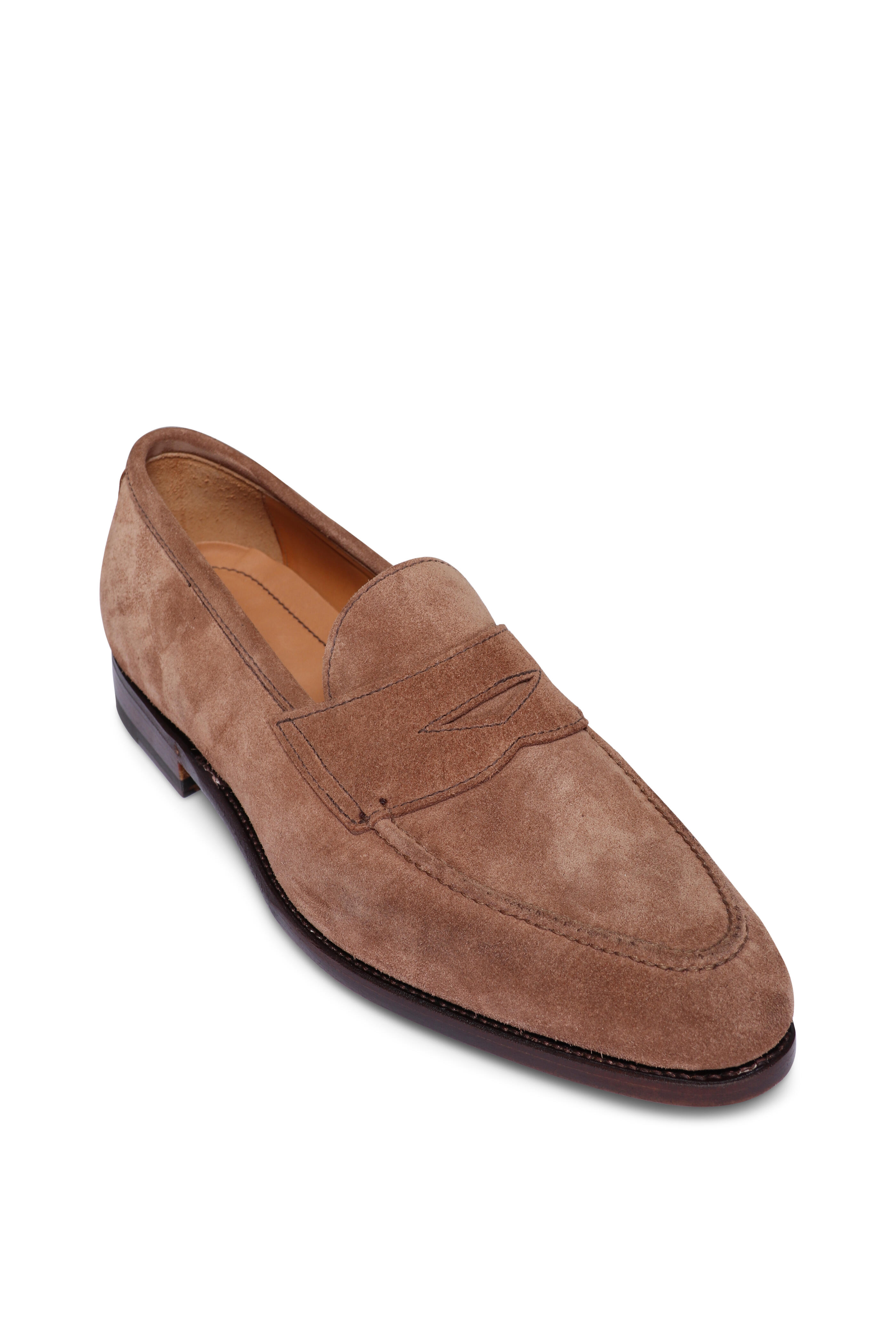 Bontoni - Principe Suede Loafer in Cocco