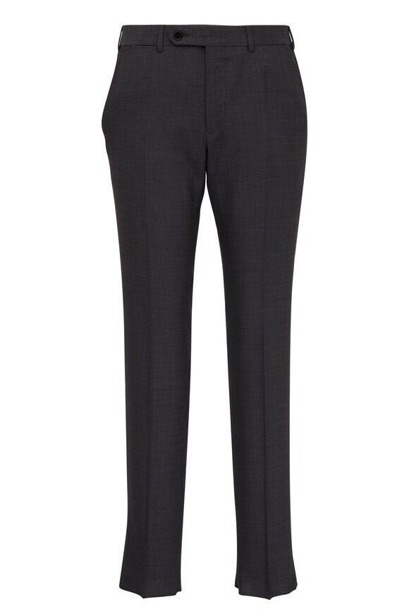 Zegna - High Performance Gray Stripe Wool Suit