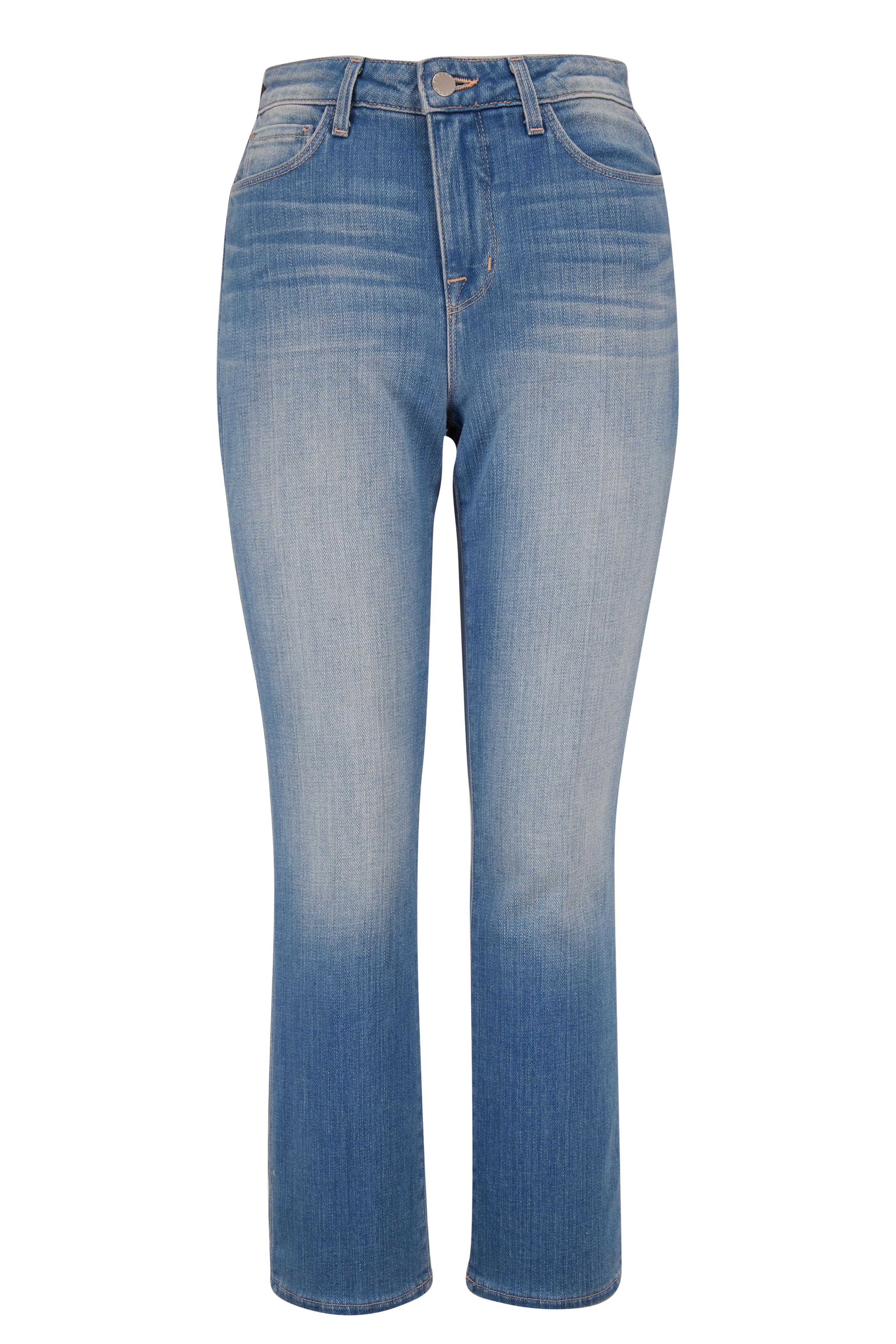 L'Agence - Nadia High Rise Straight Cropped Jean