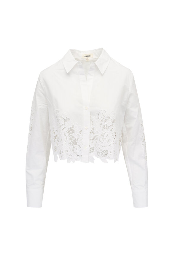 3.1 Phillip Lim - Cocoon White Cotton Drawstring Top