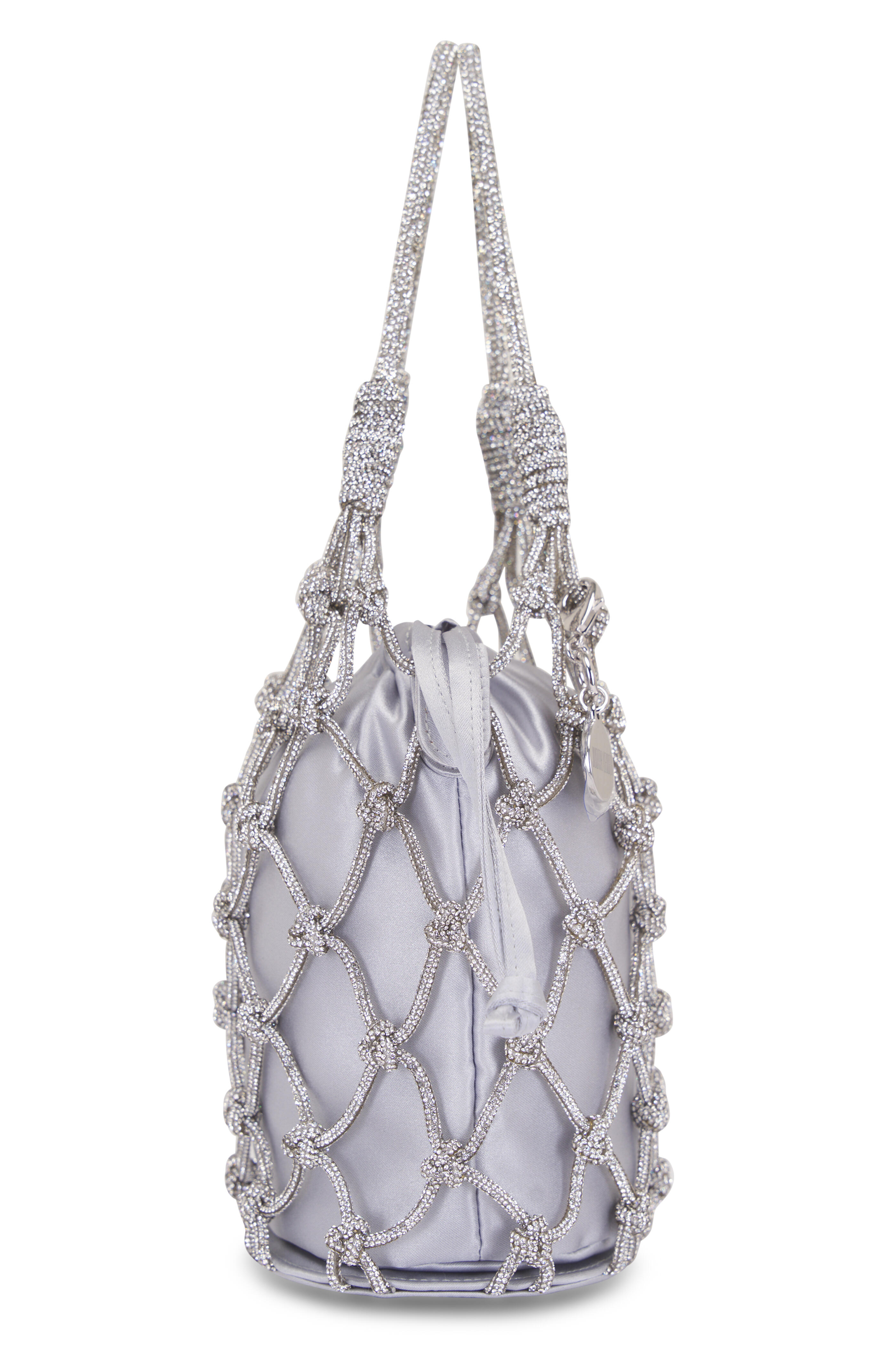 Judith Leiber Couture - Silver Crystal Net Pouch