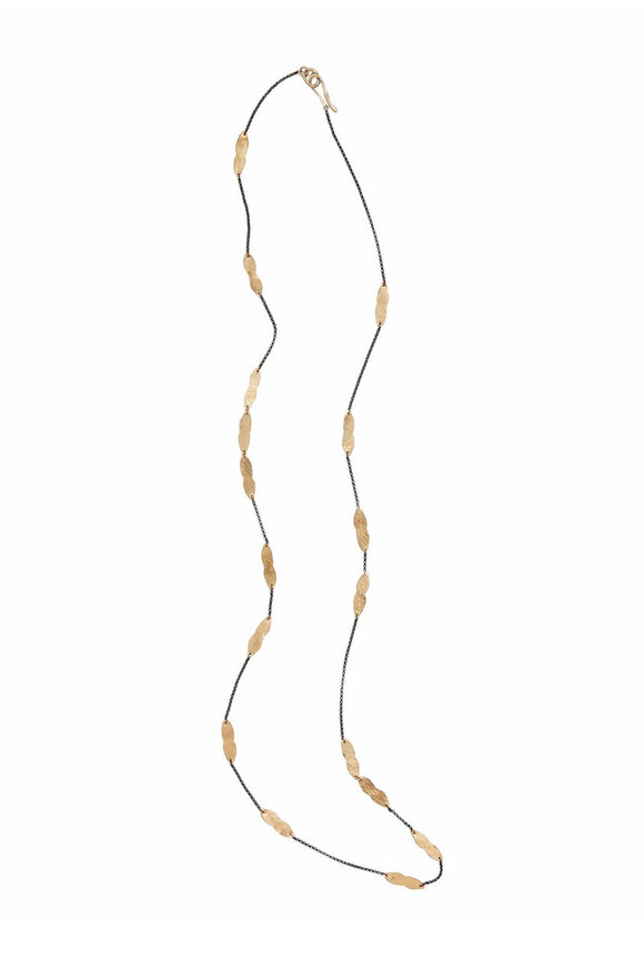 Julie Cohn Design Petite Cloud Breeze & Long Sterling Chain Necklace