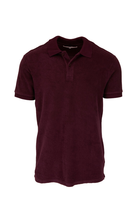 Orlebar Brown - Ryder Dr. No Plum Terry Polo