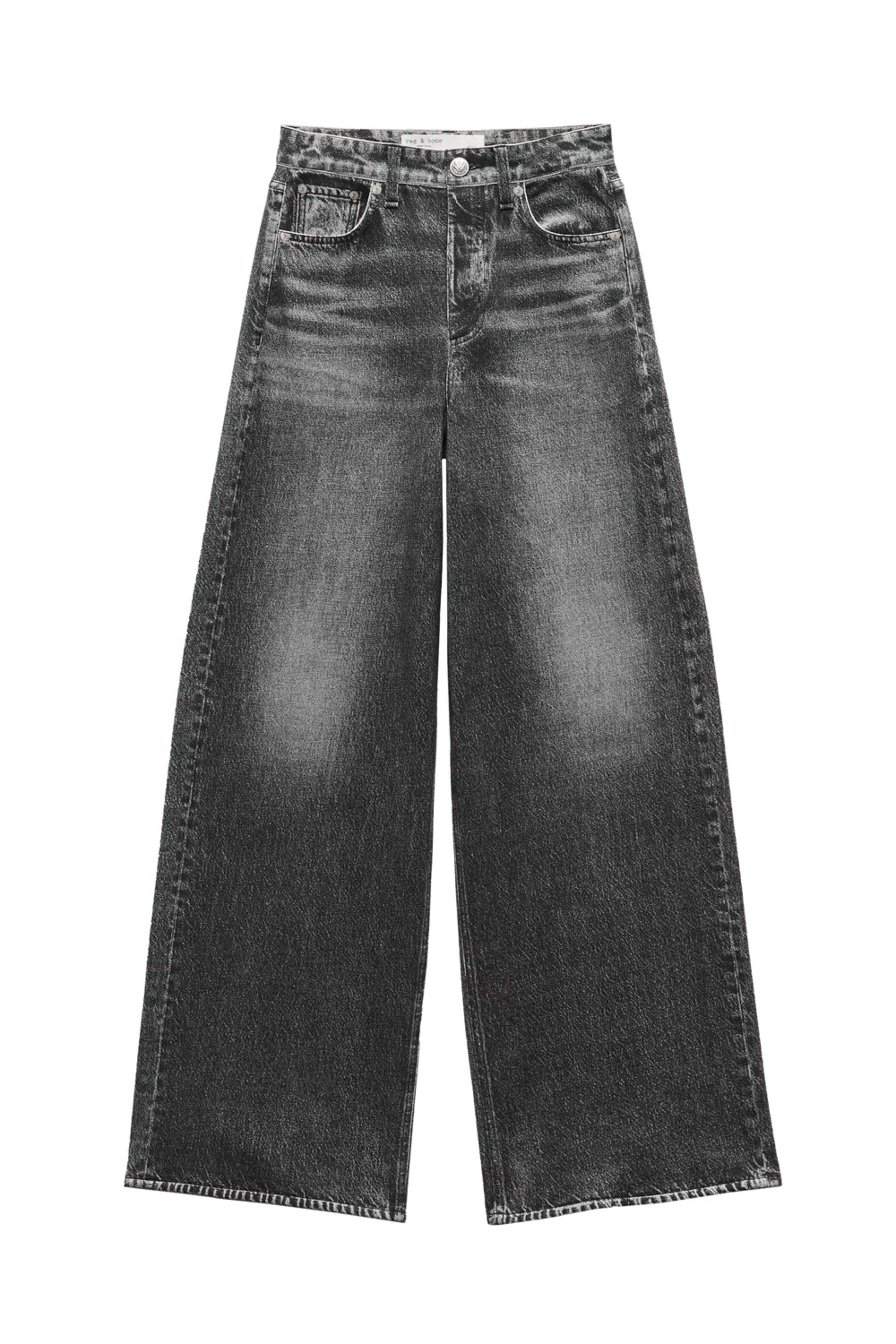 Rag & Bone - Miramar Sofie Wide Leg Pant in Washed Black