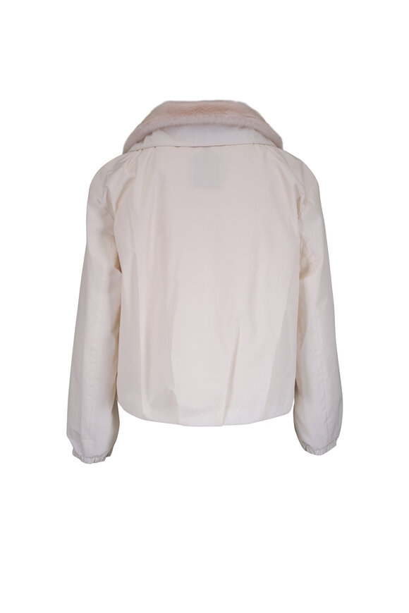 Moncler Pervenche White Convertible Jacket - view 3