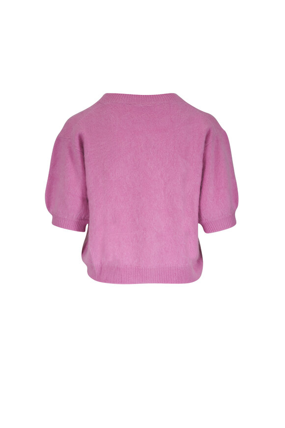 Lisa Yang Juniper Petal Brushed Cashmere Sweater - view 2